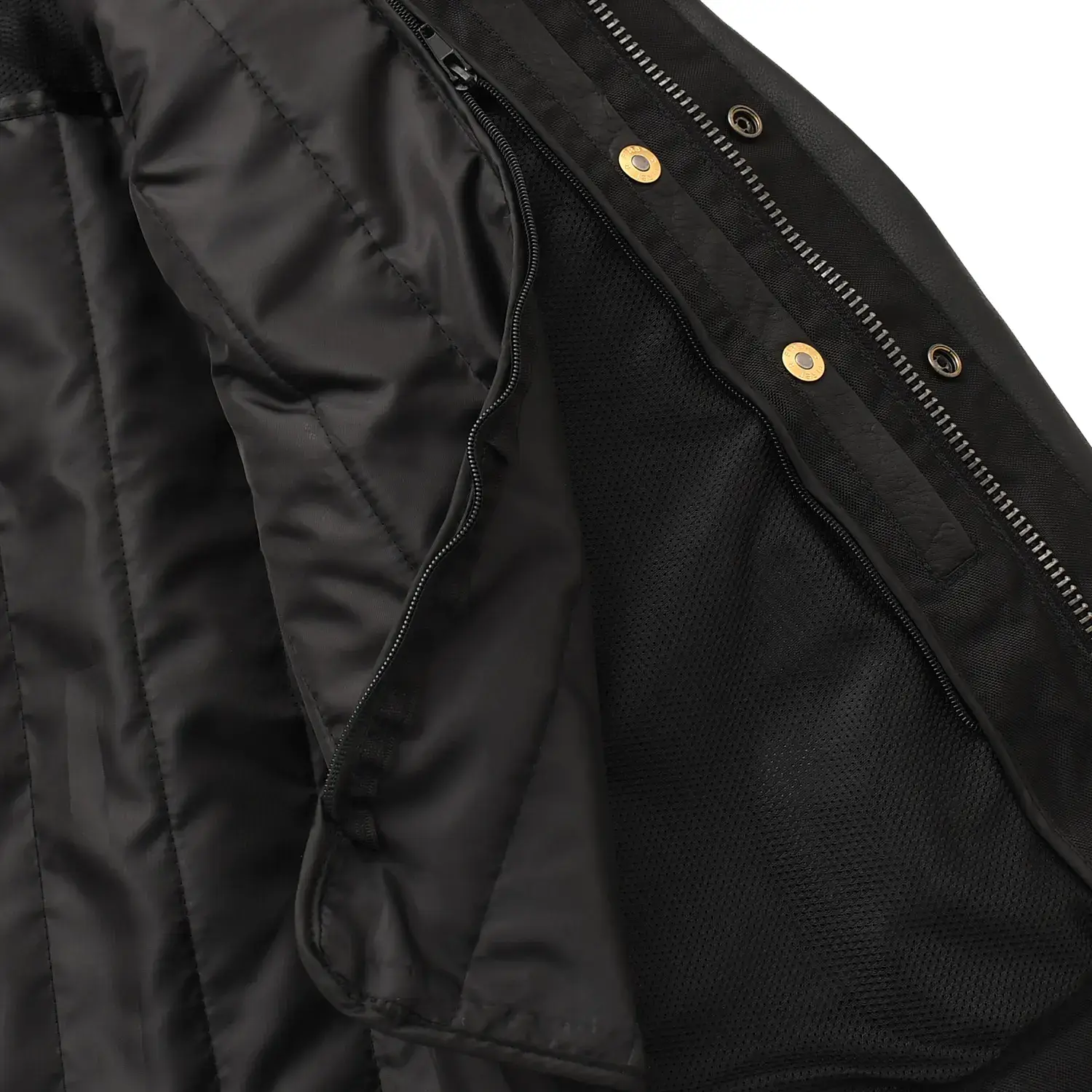 Nightstrike Men’s Motorcycle Leather Jacket - Image 13