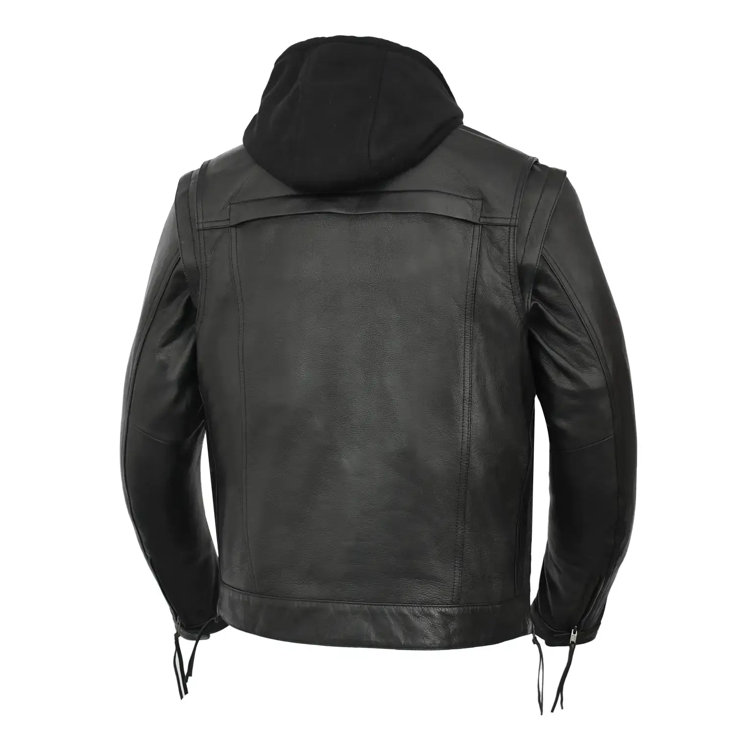 Nightstrike Men’s Motorcycle Leather Jacket - Image 2