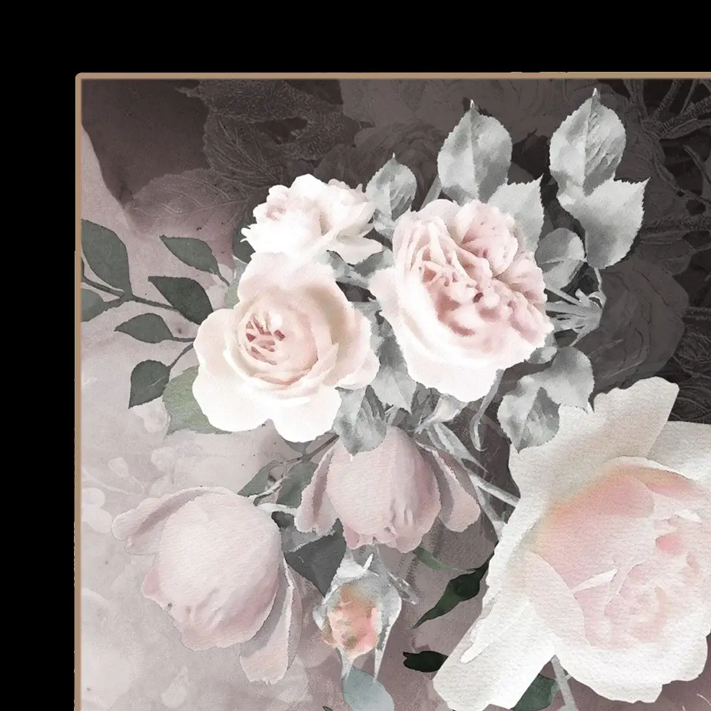 Noir Roses IV 1 Black Framed Print Wall Art - Image 4