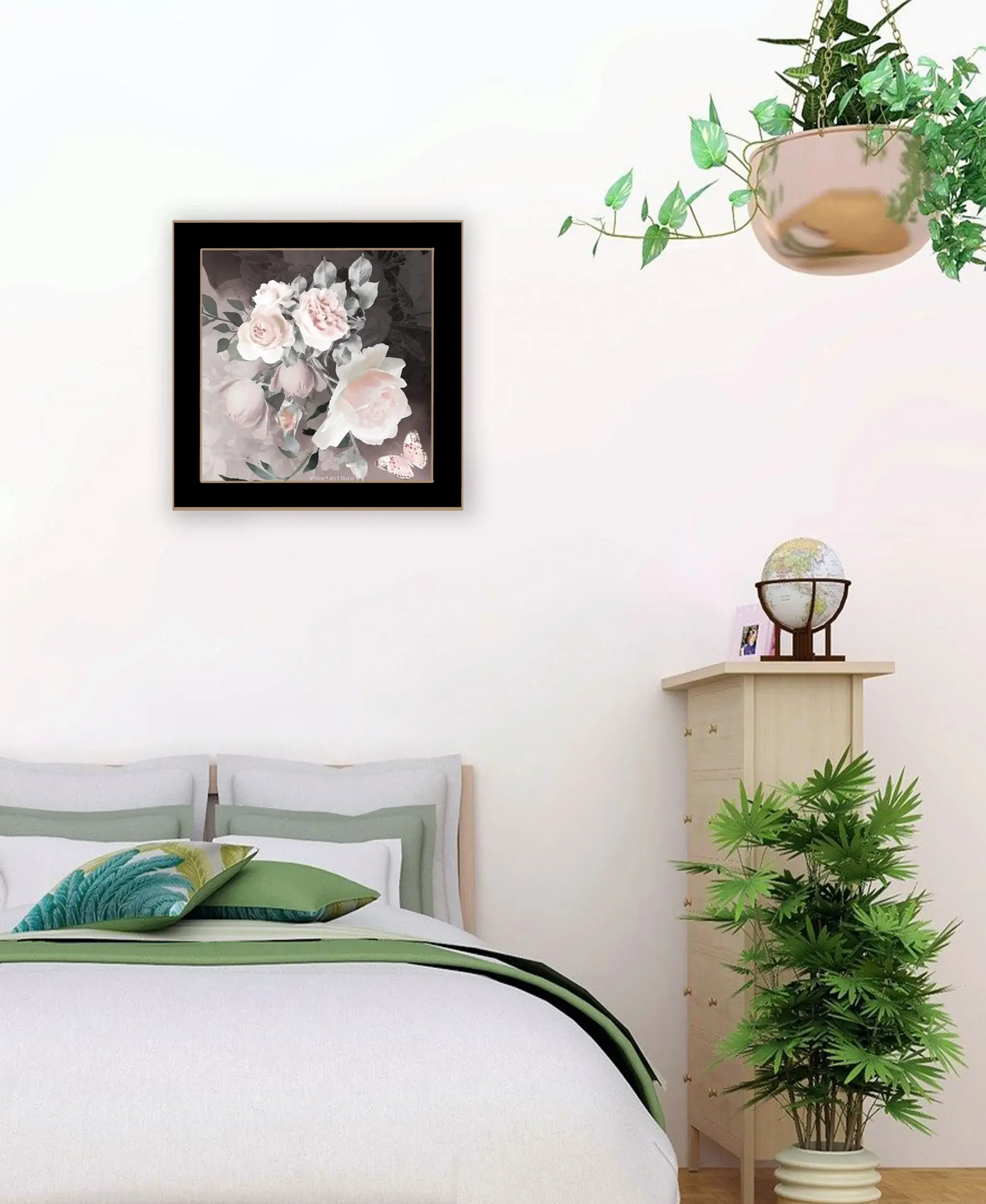 Noir Roses IV 1 Black Framed Print Wall Art - Image 5