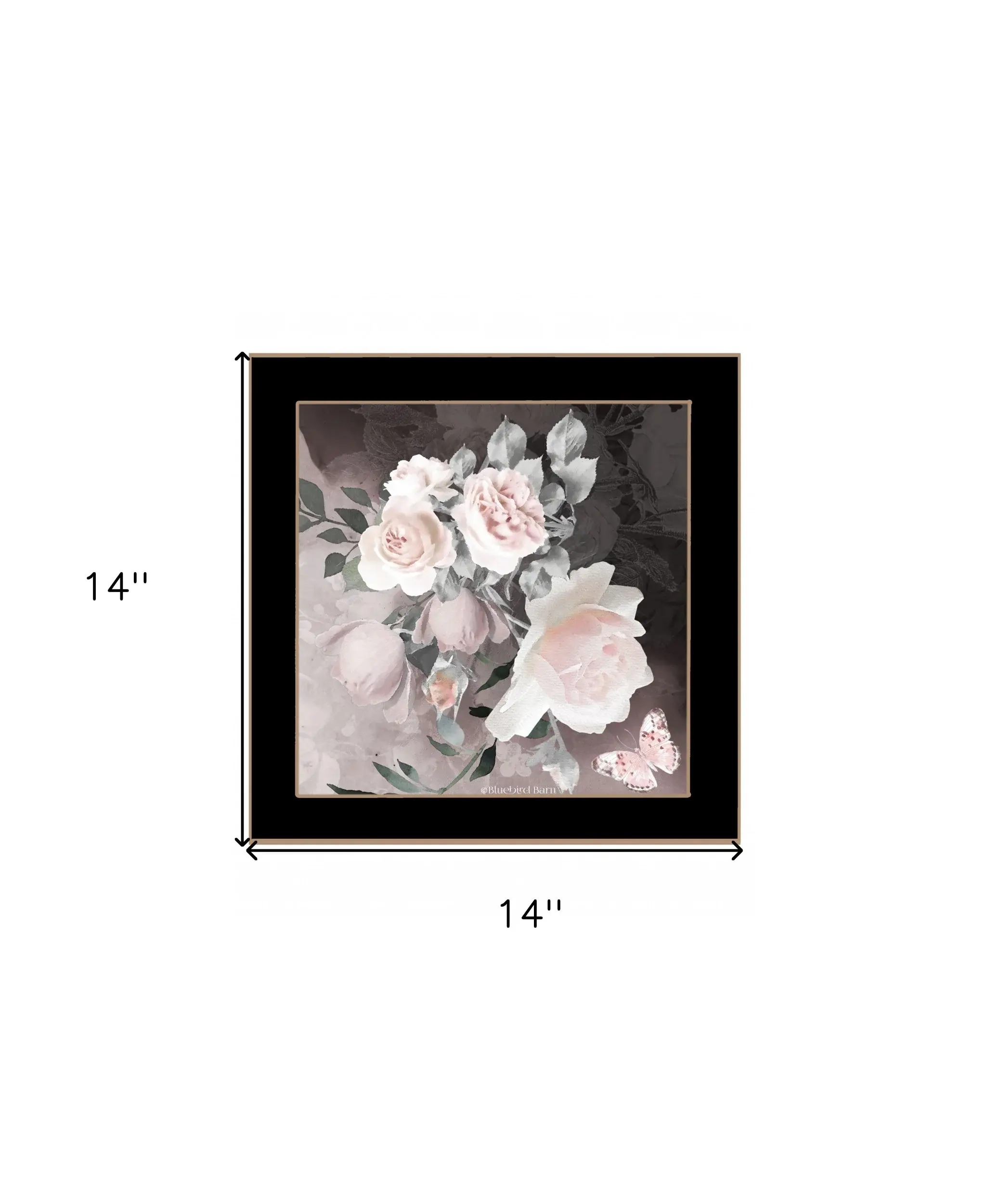 Noir Roses IV 1 Black Framed Print Wall Art - Image 6