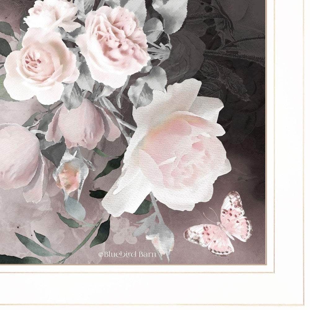 Noir Roses IV 3 White Framed Print Wall Art - Image 4