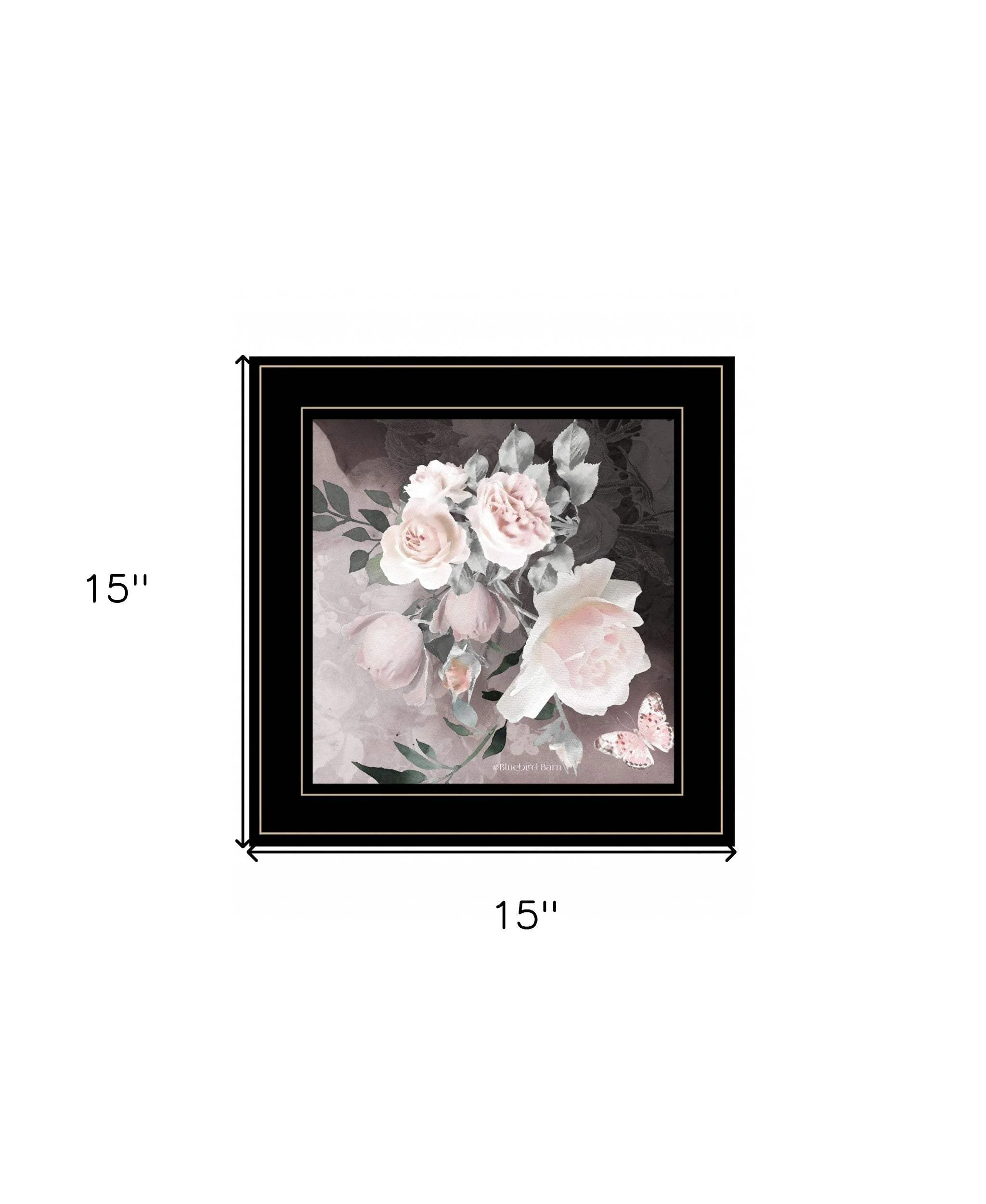 Noir Roses IV 5 Black Framed Print Wall Art - Image 6