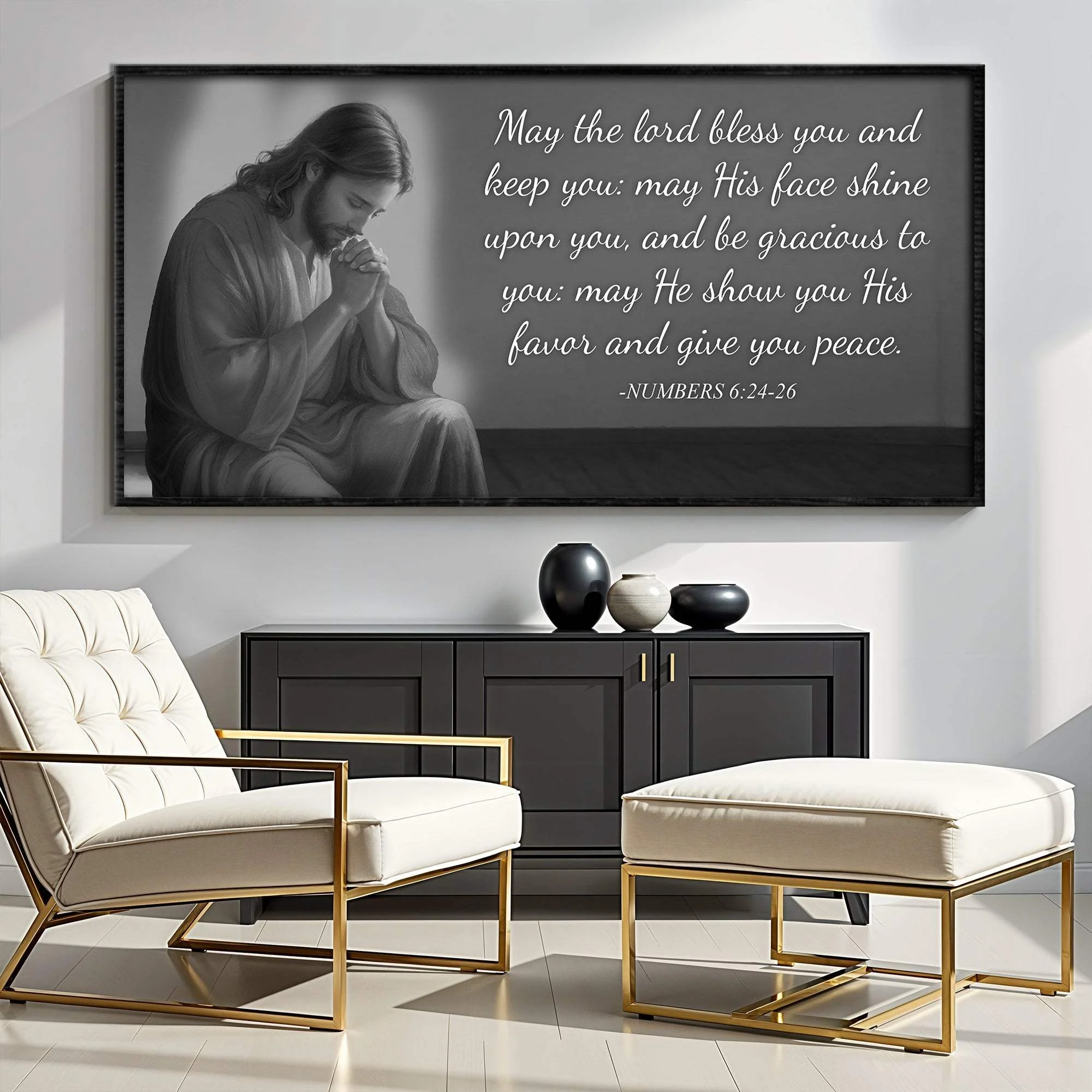 Numbers 6:24-26 - May The Lord Bless You Faith Sign III