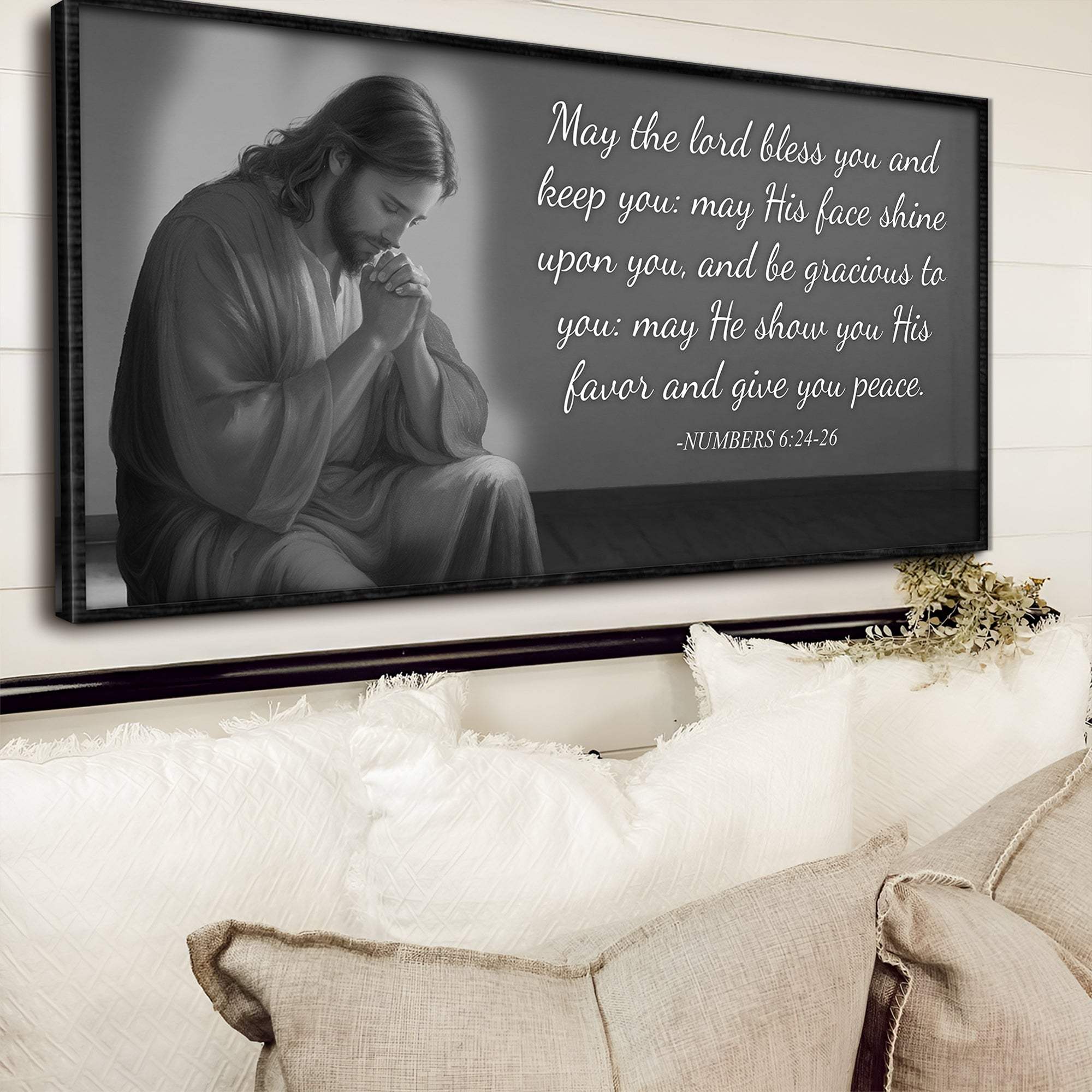 Numbers 6:24-26 - May The Lord Bless You Faith Sign III - Image 2