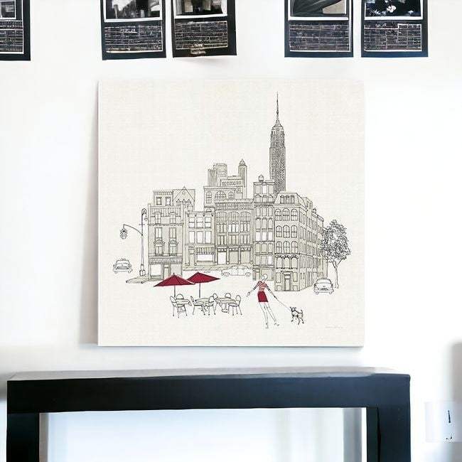 Nyc Cafline Work Unframed Print Wall Art - Image 4