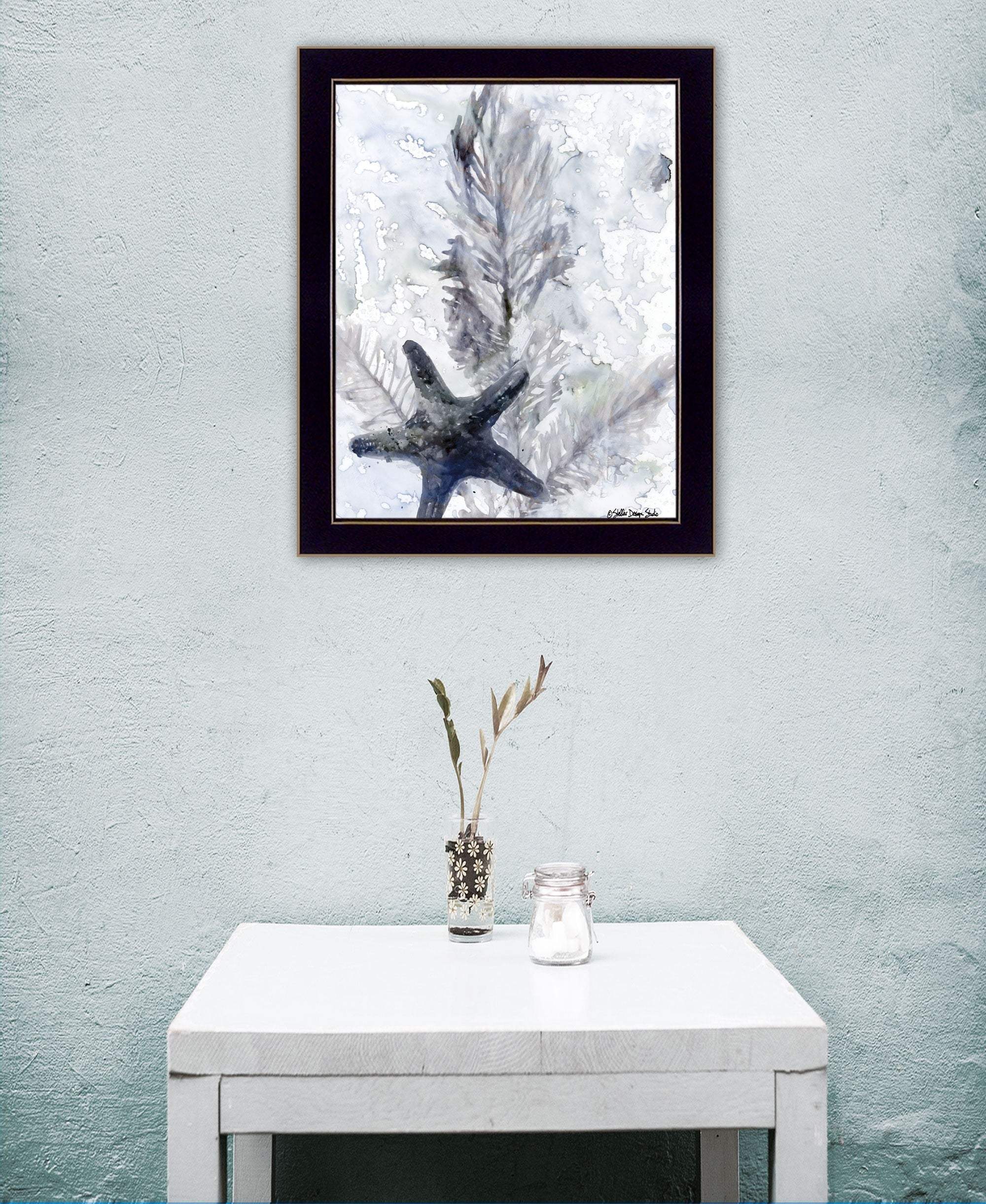 Ocean Collection 4 Black Framed Print Wall Art - Image 4