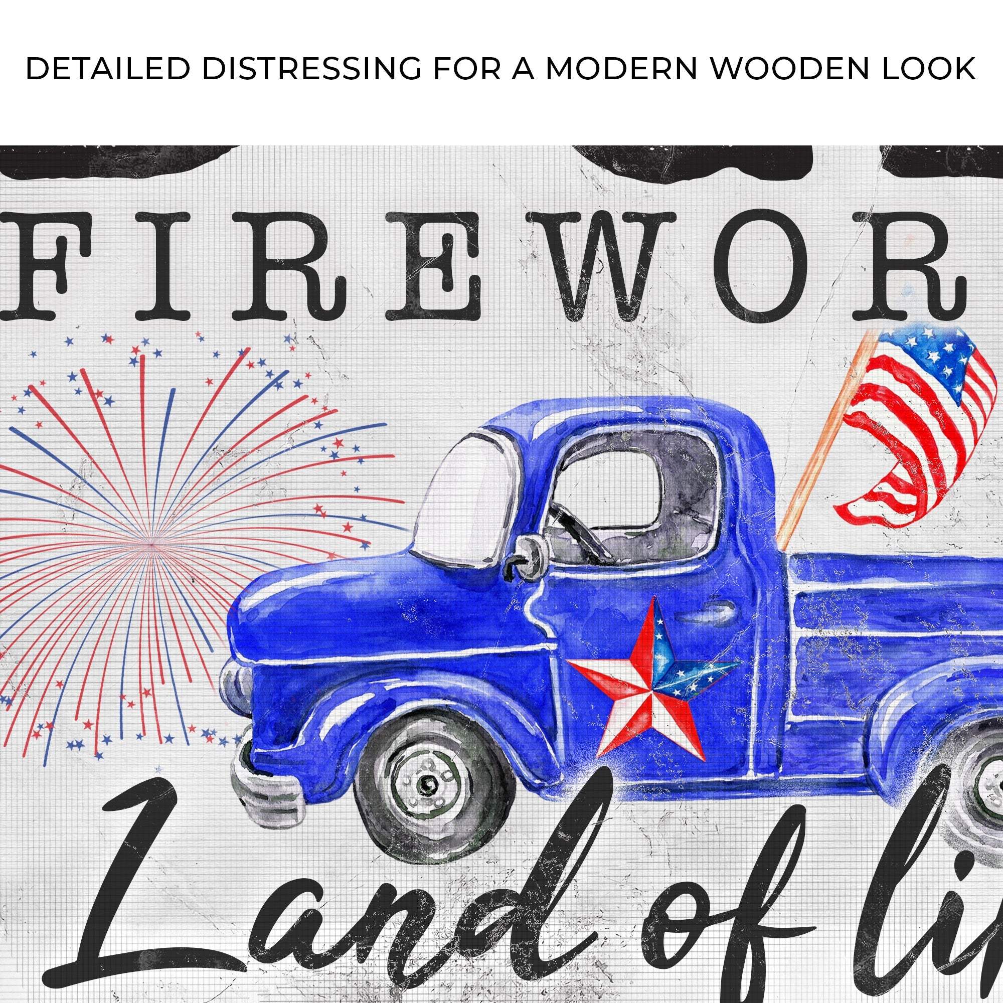 Old Glory Firework Co Let Freedom Ring Sign - Image 4