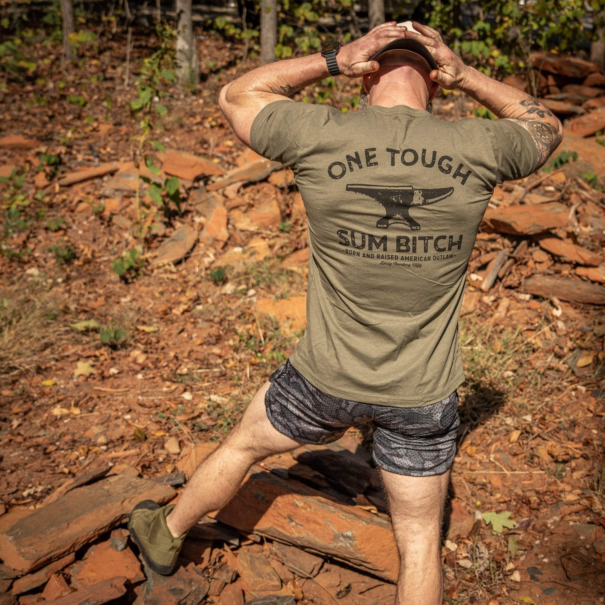 One Tough Sum Anvil Men's T-Shirt - Image 12
