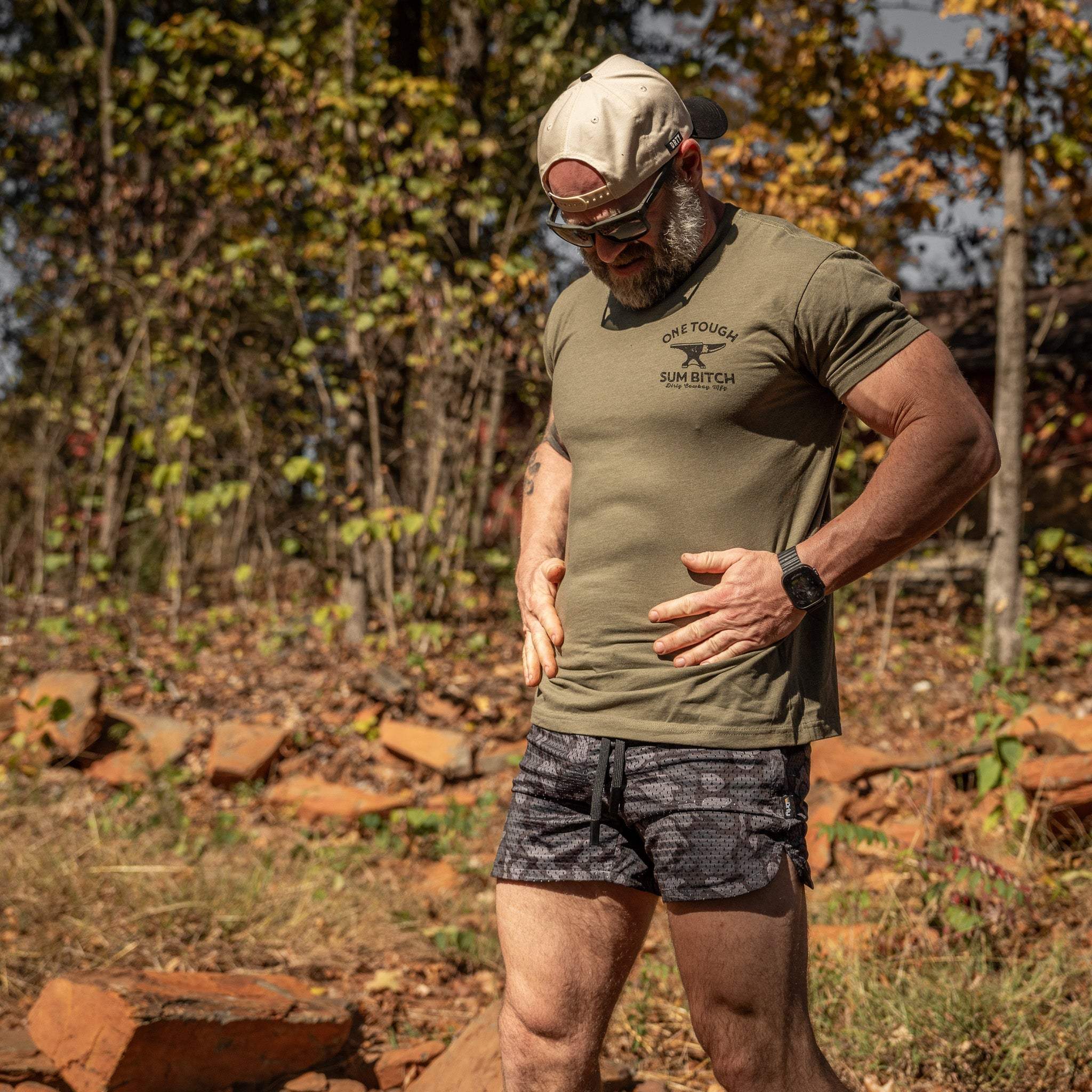 One Tough Sum Anvil Men's T-Shirt - Image 13