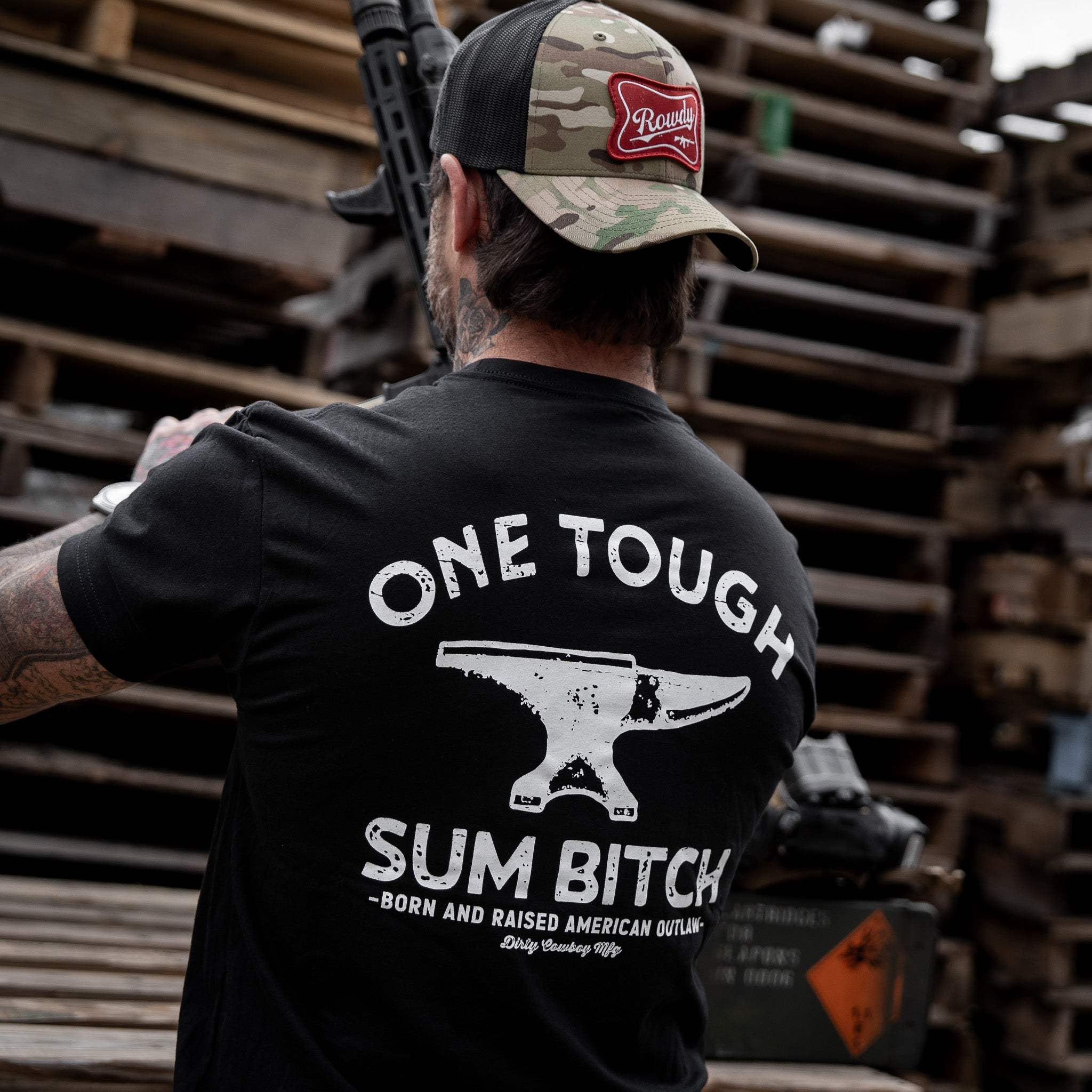 One Tough Sum Anvil Men's T-Shirt - Image 5