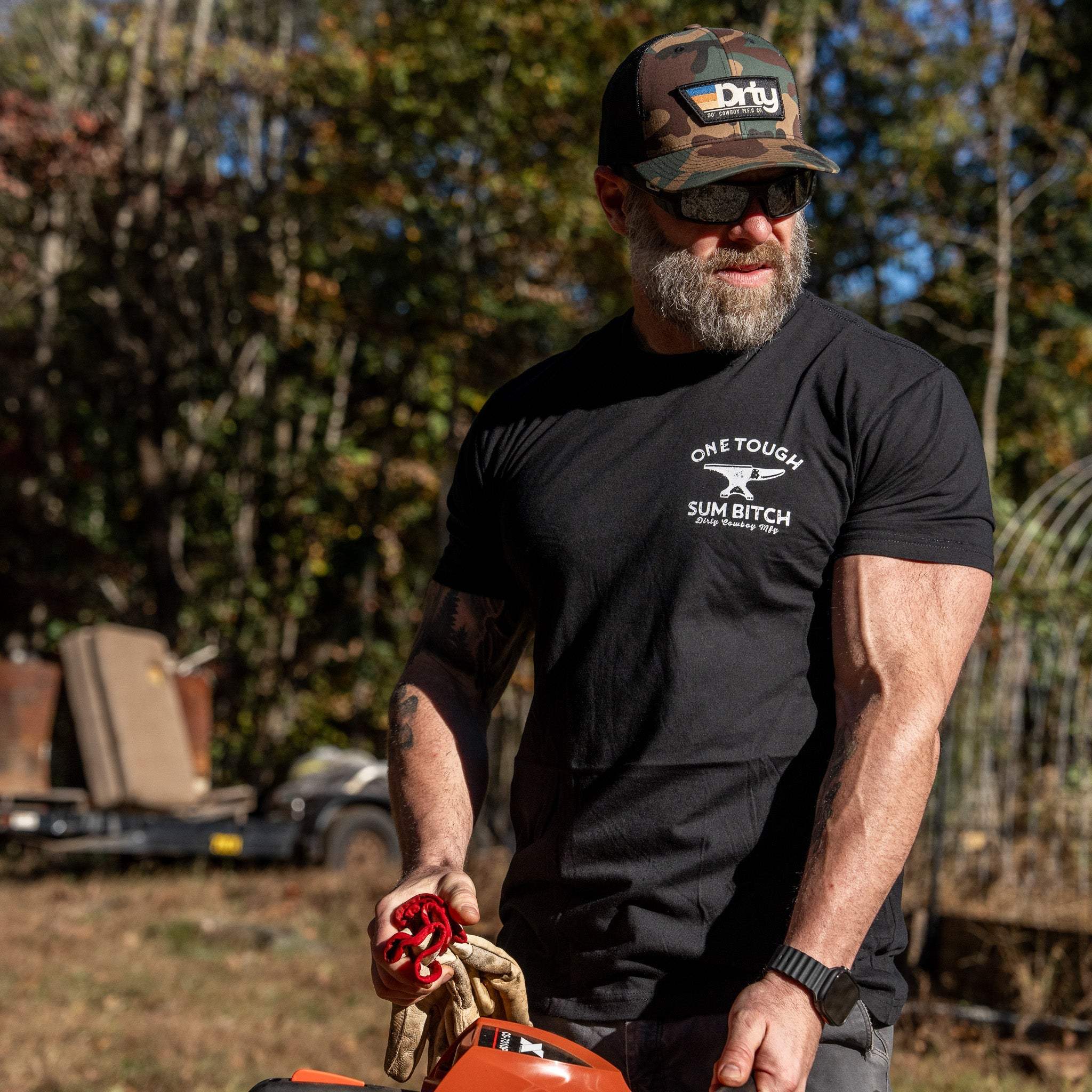 One Tough Sum Anvil Men's T-Shirt - Image 7
