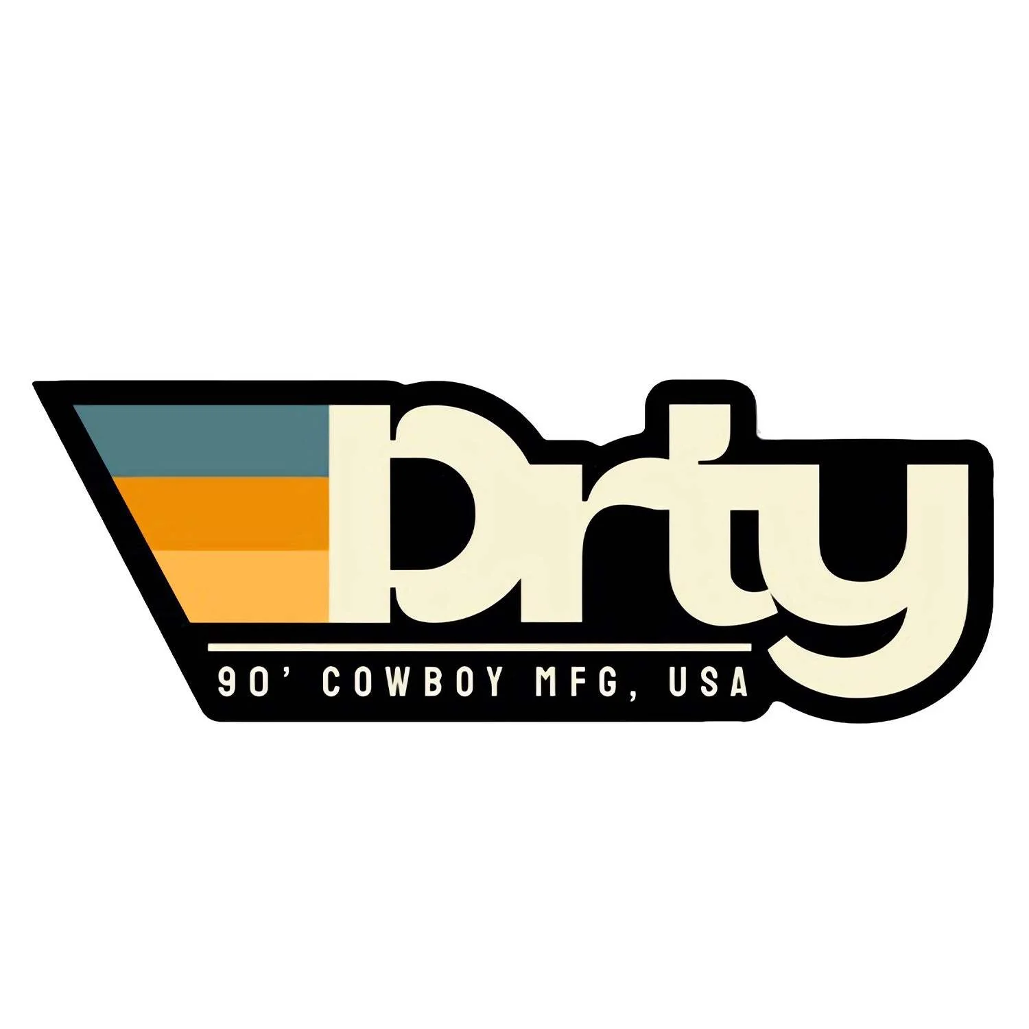 Original DRTY Branded Decal Sticker