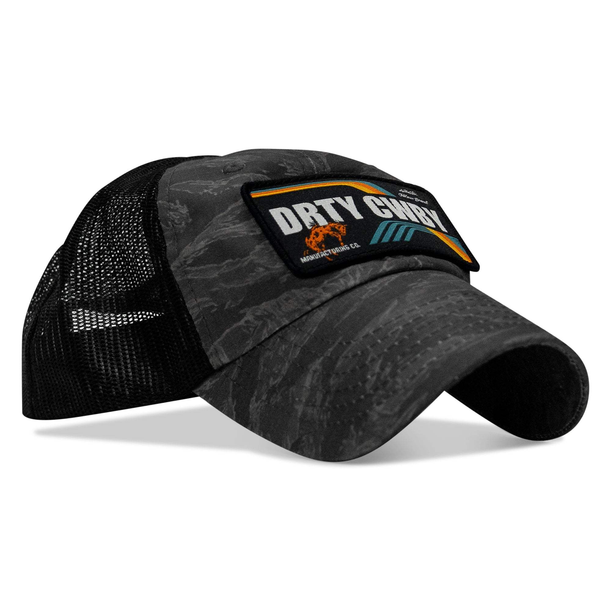 Original Vintage Bronco Patch Tactical Ripstop Mesh Snapback Hat - Image 4