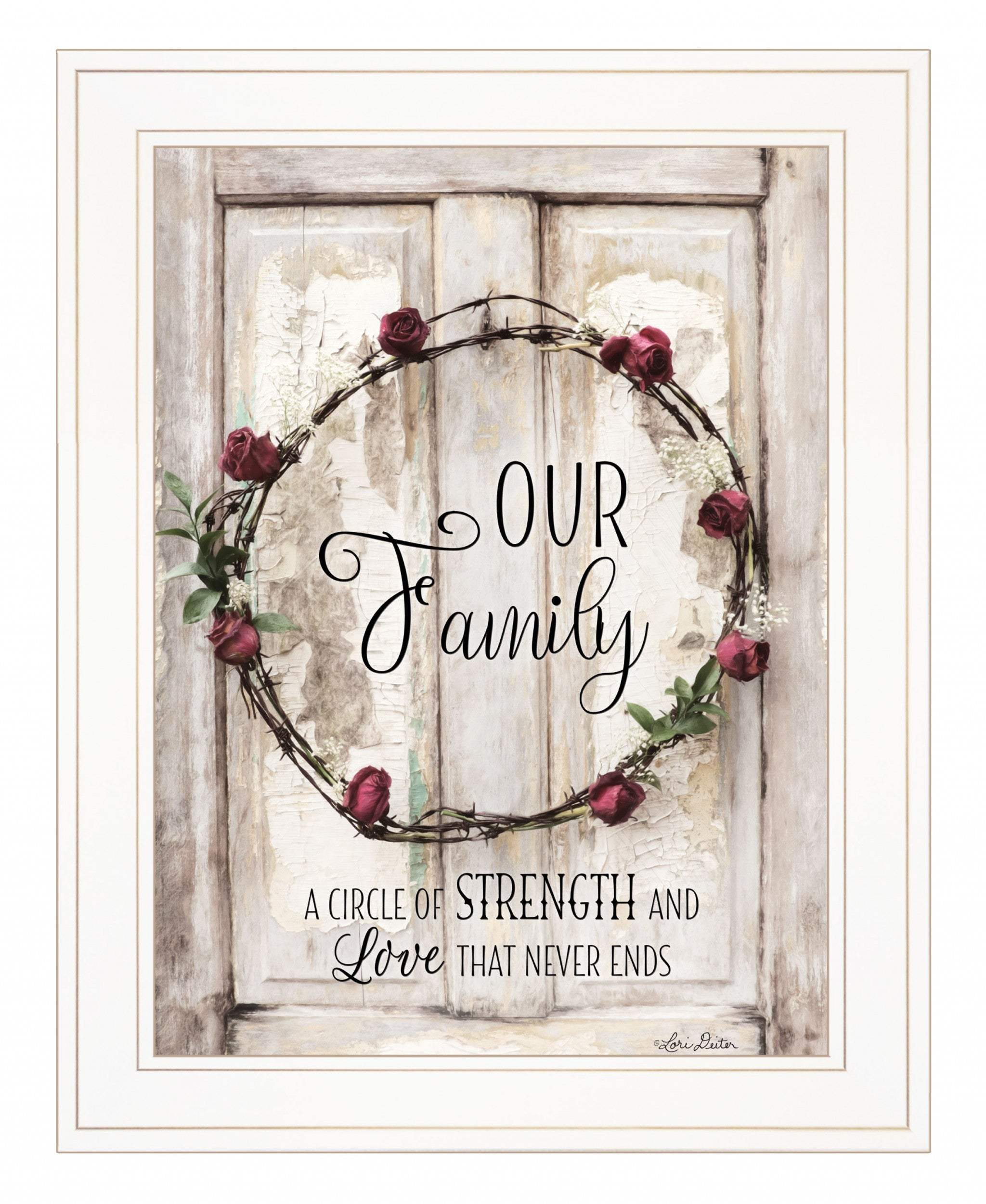 Our Family 1 White Framed Print Wall Art - Image 2