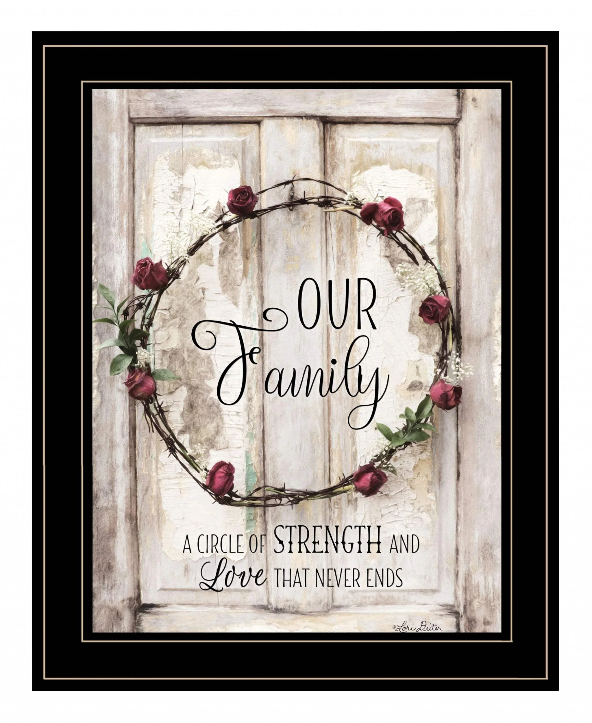 Our Family 2 Black Framed Print Wall Art - Image 2