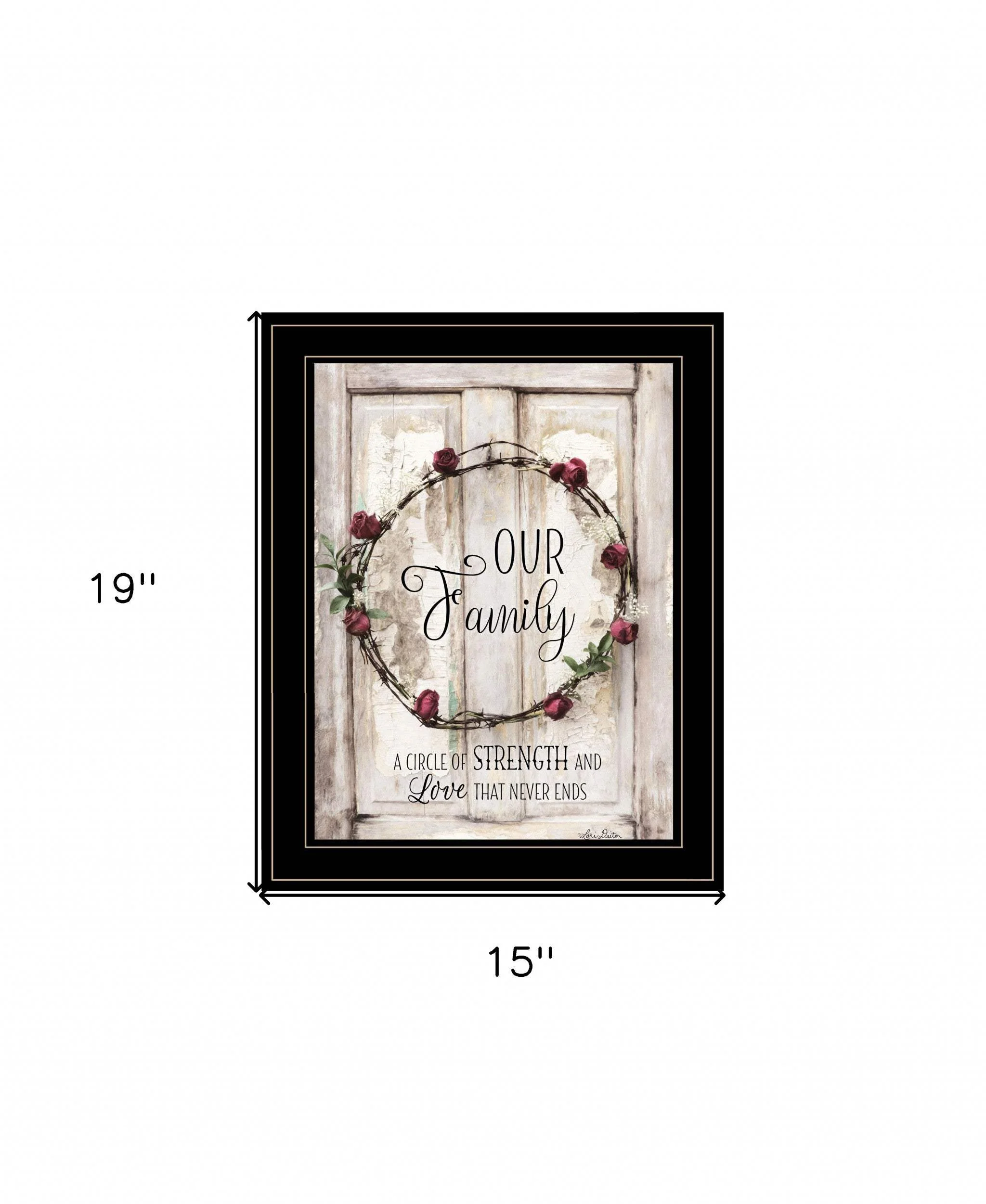 Our Family 2 Black Framed Print Wall Art - Image 5