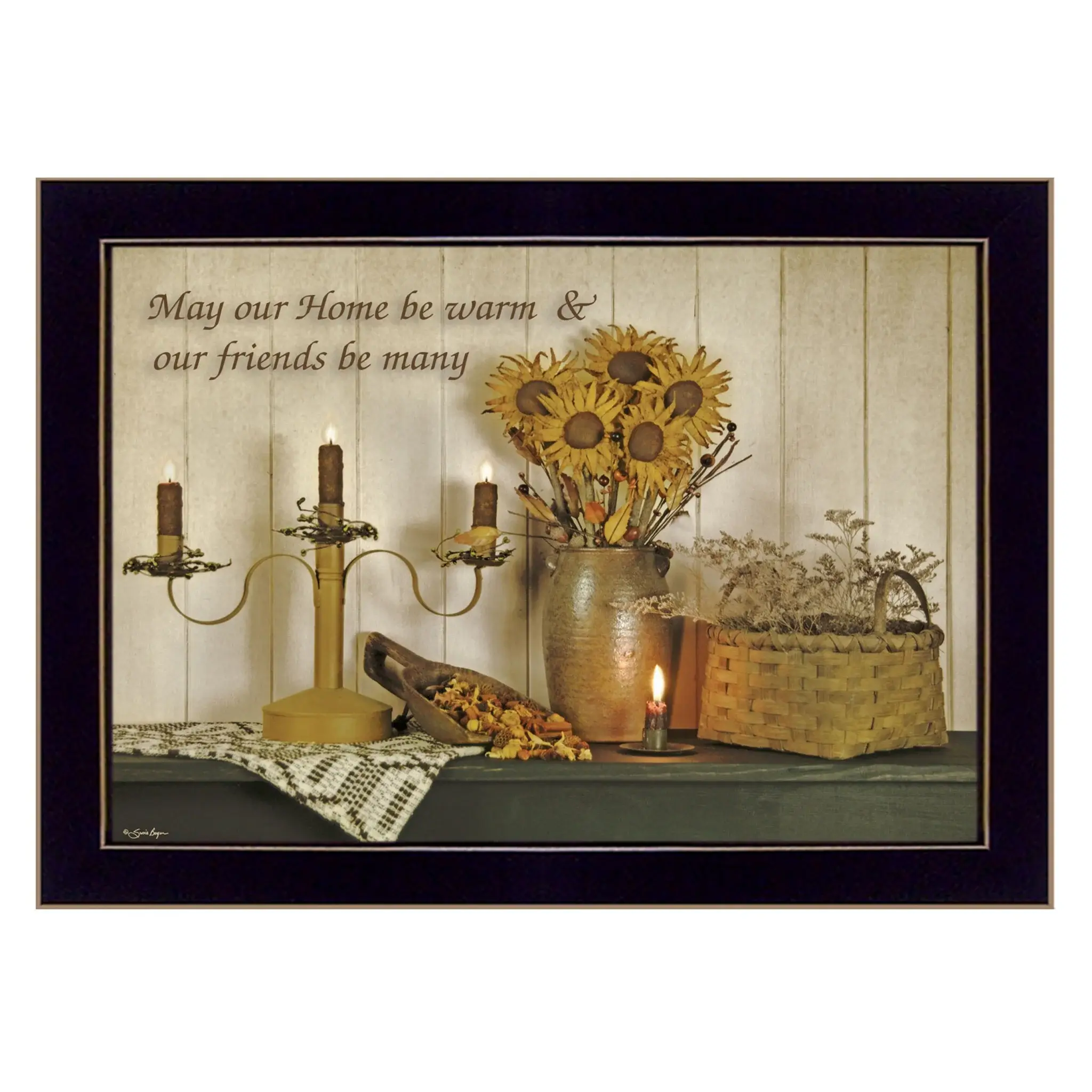 Our Home 1 Black Framed Print Wall Art - Image 2