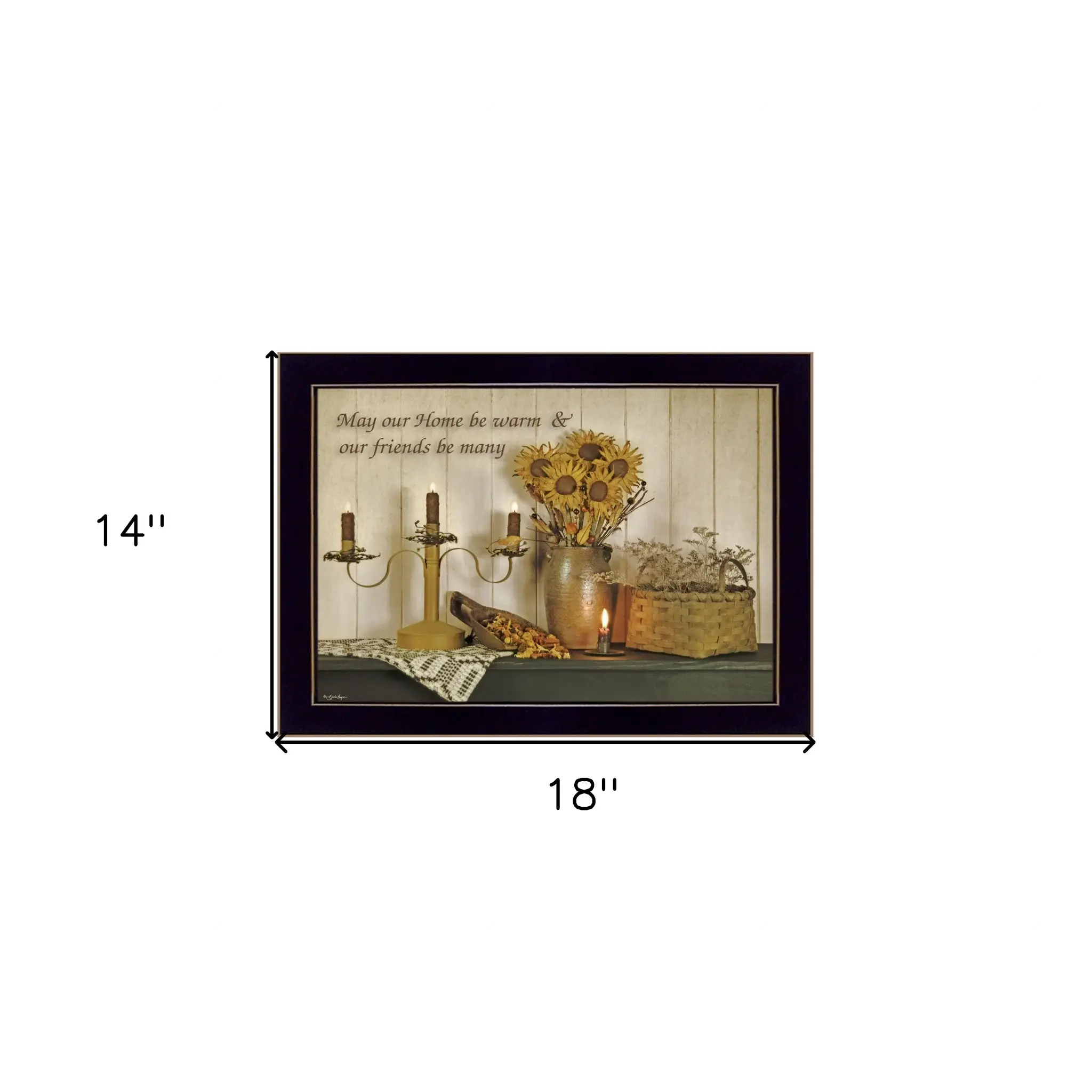 Our Home 1 Black Framed Print Wall Art - Image 6