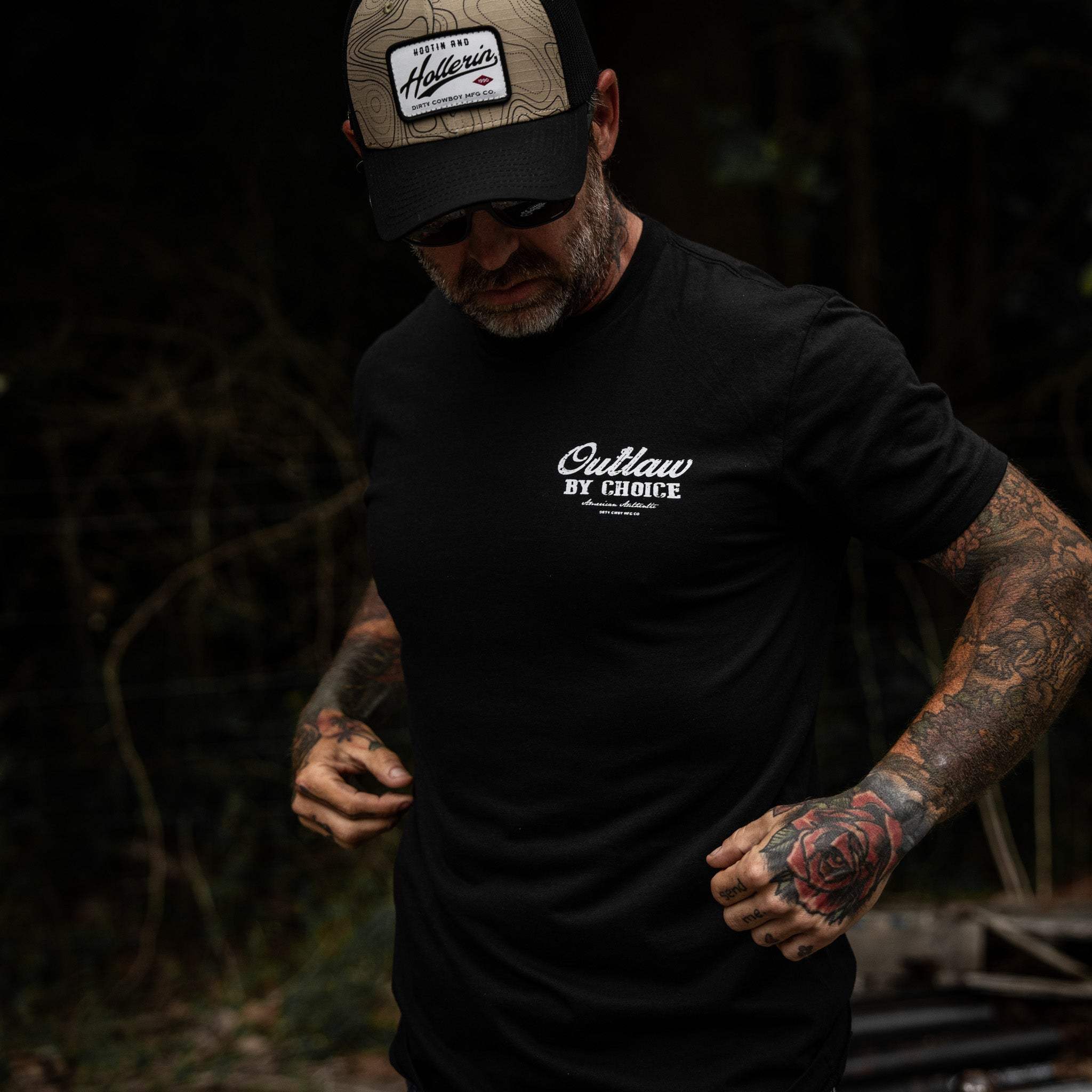 Outlaw By Choice Men's T-Shirt - Image 9