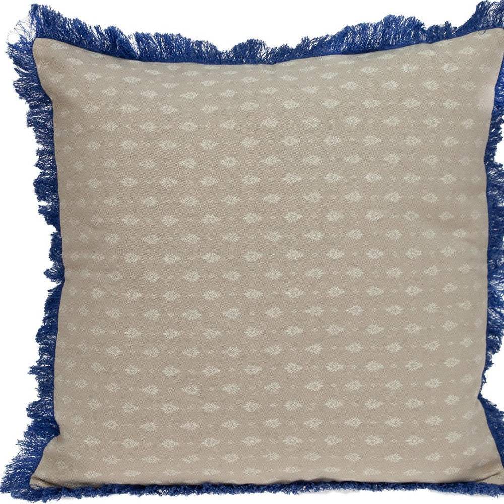 Oyster Beige Throw Pillow - Image 7