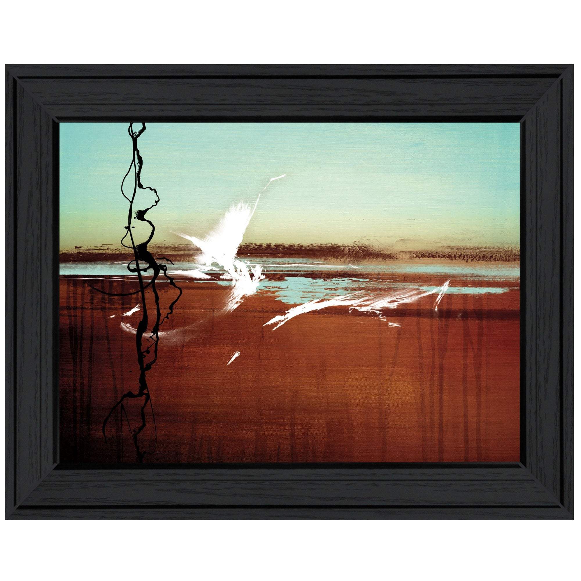 p-Oxybis(benzenesulfonyl hydrazide) Black Framed Print Wall Art - Image 2