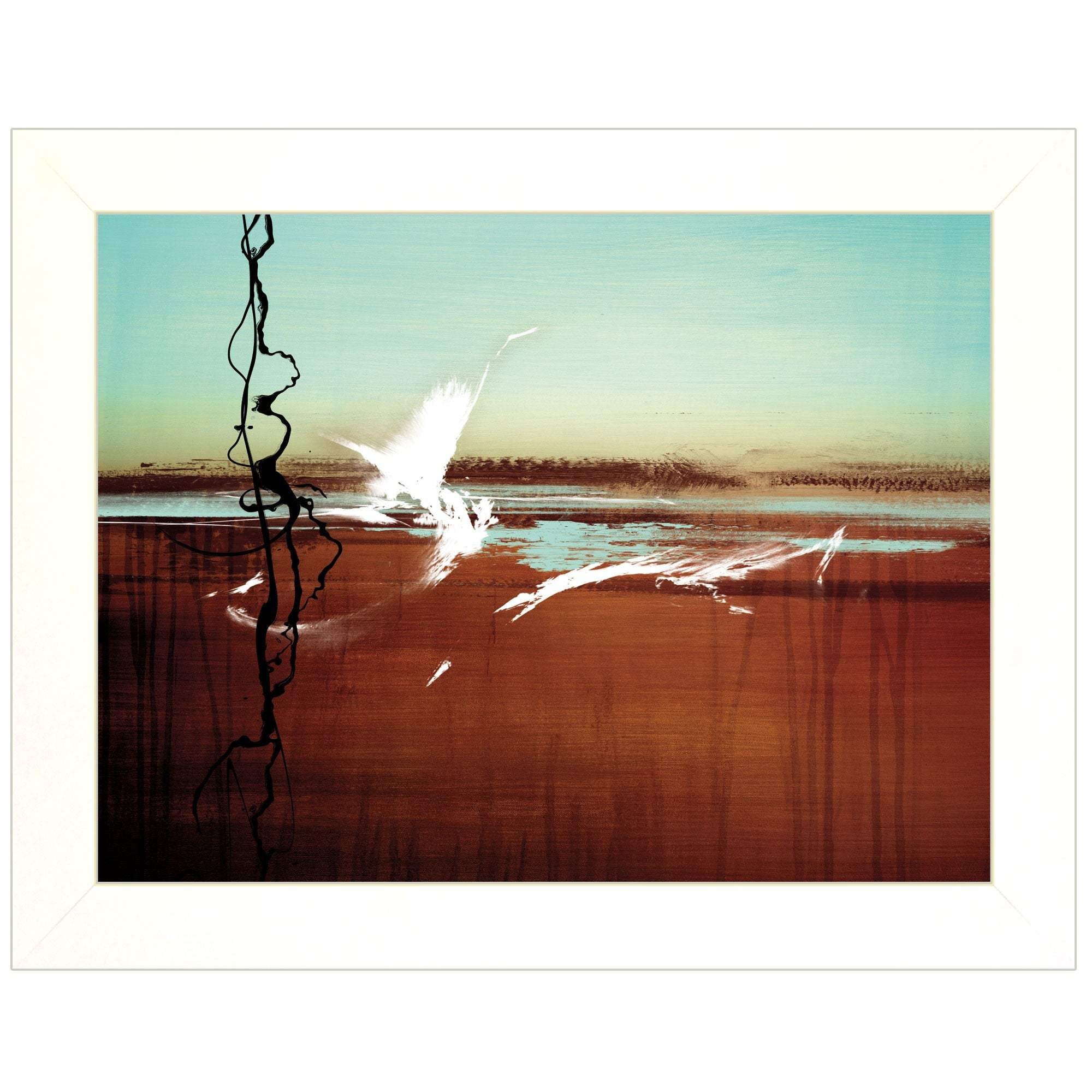 p-Oxybis(benzenesulfonyl hydrazide) White Framed Print Wall Art - Image 2