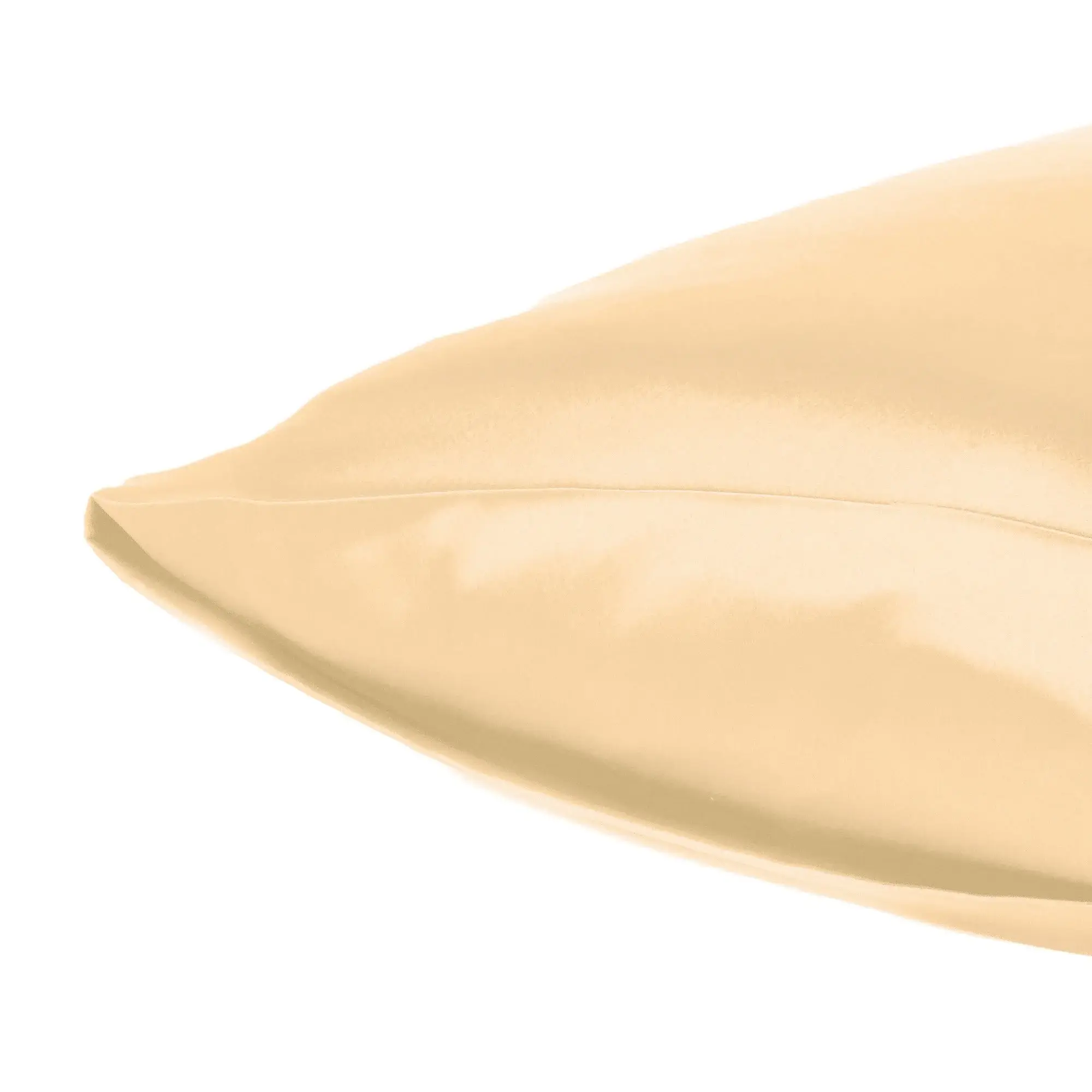 Pale Peach Dreamy Set Of 2 Silky Satin Standard Pillowcases - Image 4