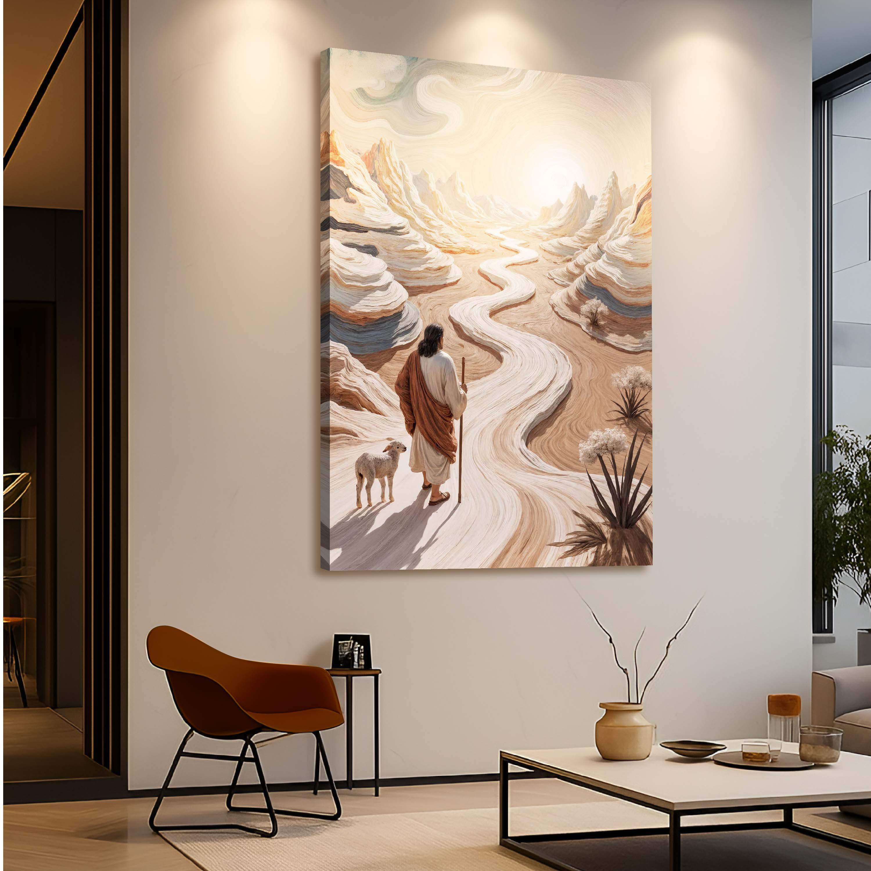 Parable Of The Lost Sheep Faith Wall Art III - Image 2