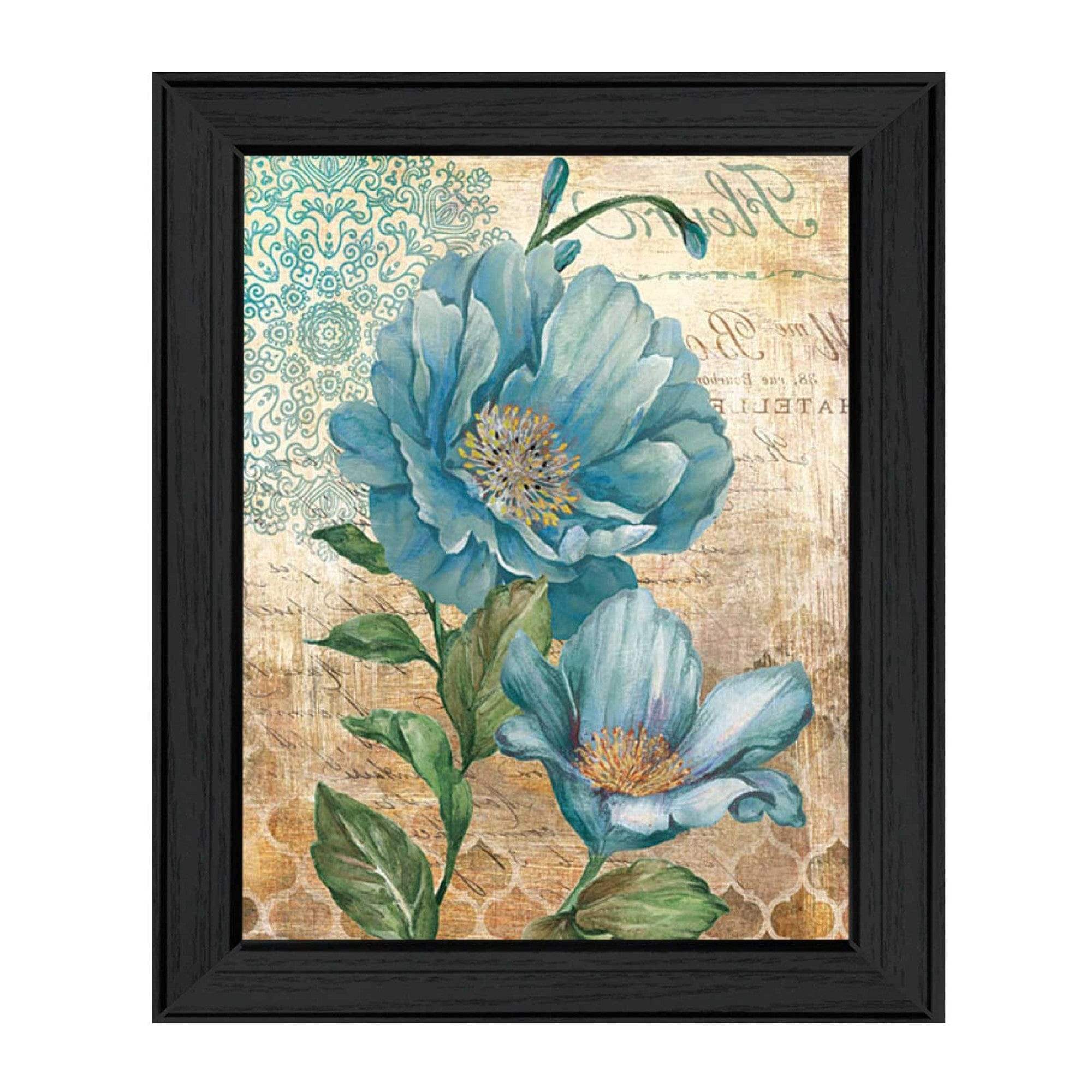 Paris Blue I Black Framed Print Wall Art - Image 3