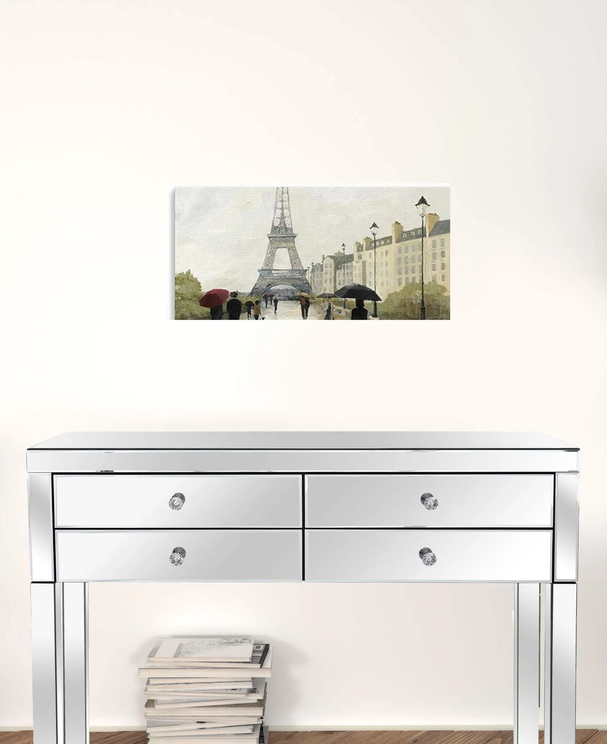 Parisian Rainy Day Unframed Print Wall Art - Image 3
