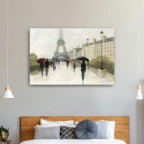 Parisian Rainy Day Unframed Print Wall Art - Image 4