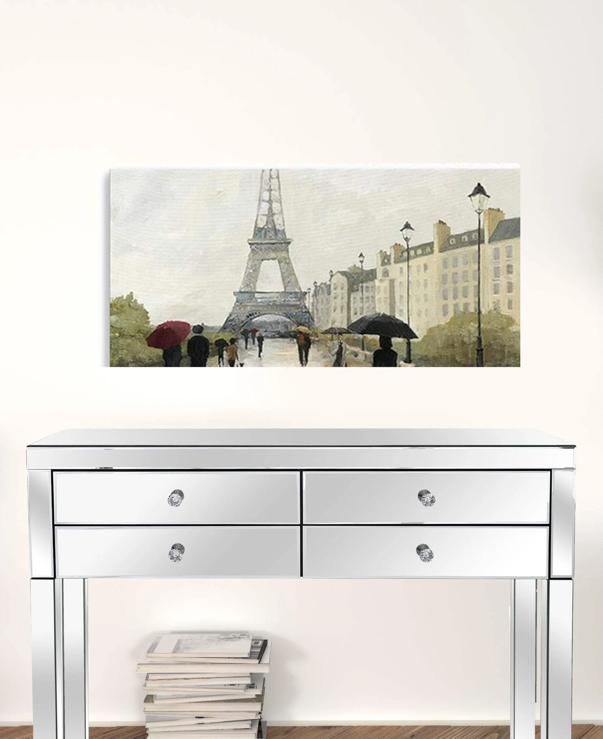 Parisian Rainy Day Unframed Print Wall Art - Image 3