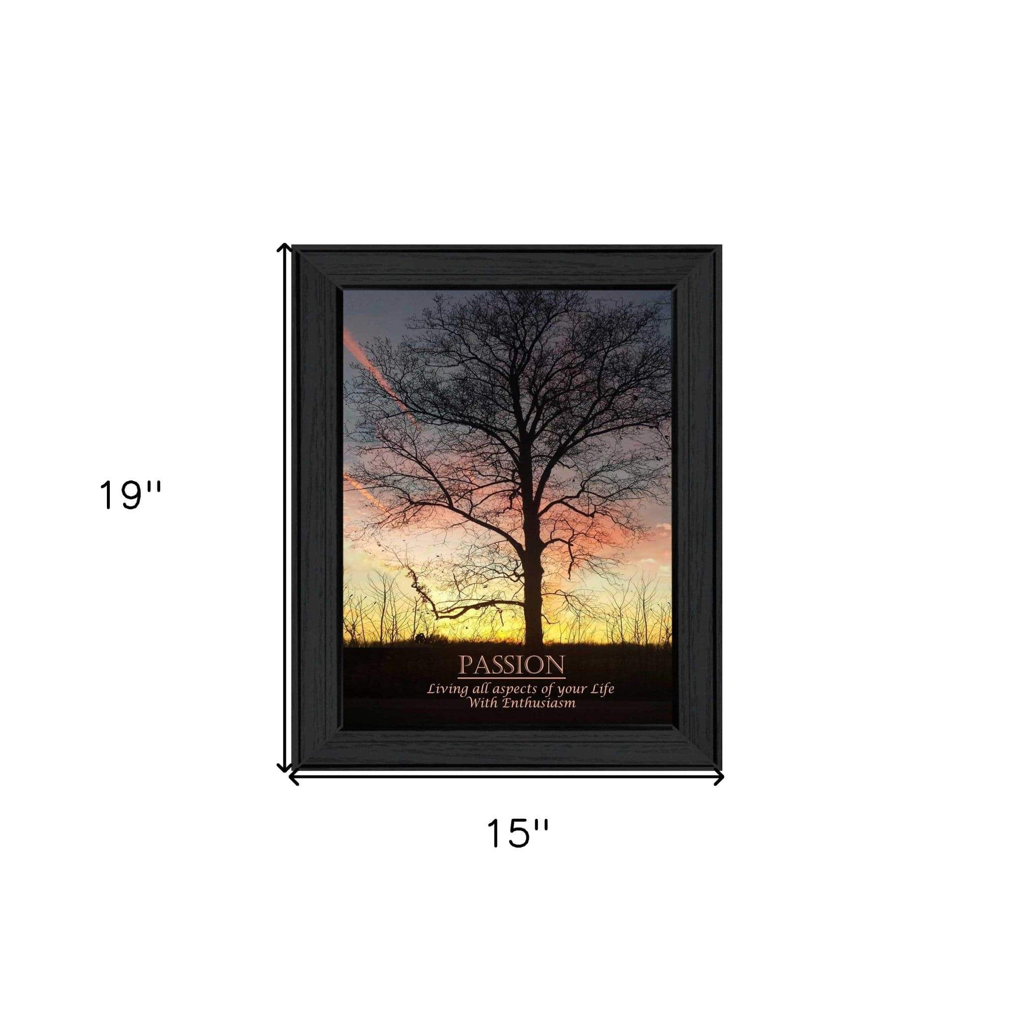 Passion 3 Black Framed Print Wall Art - Image 5
