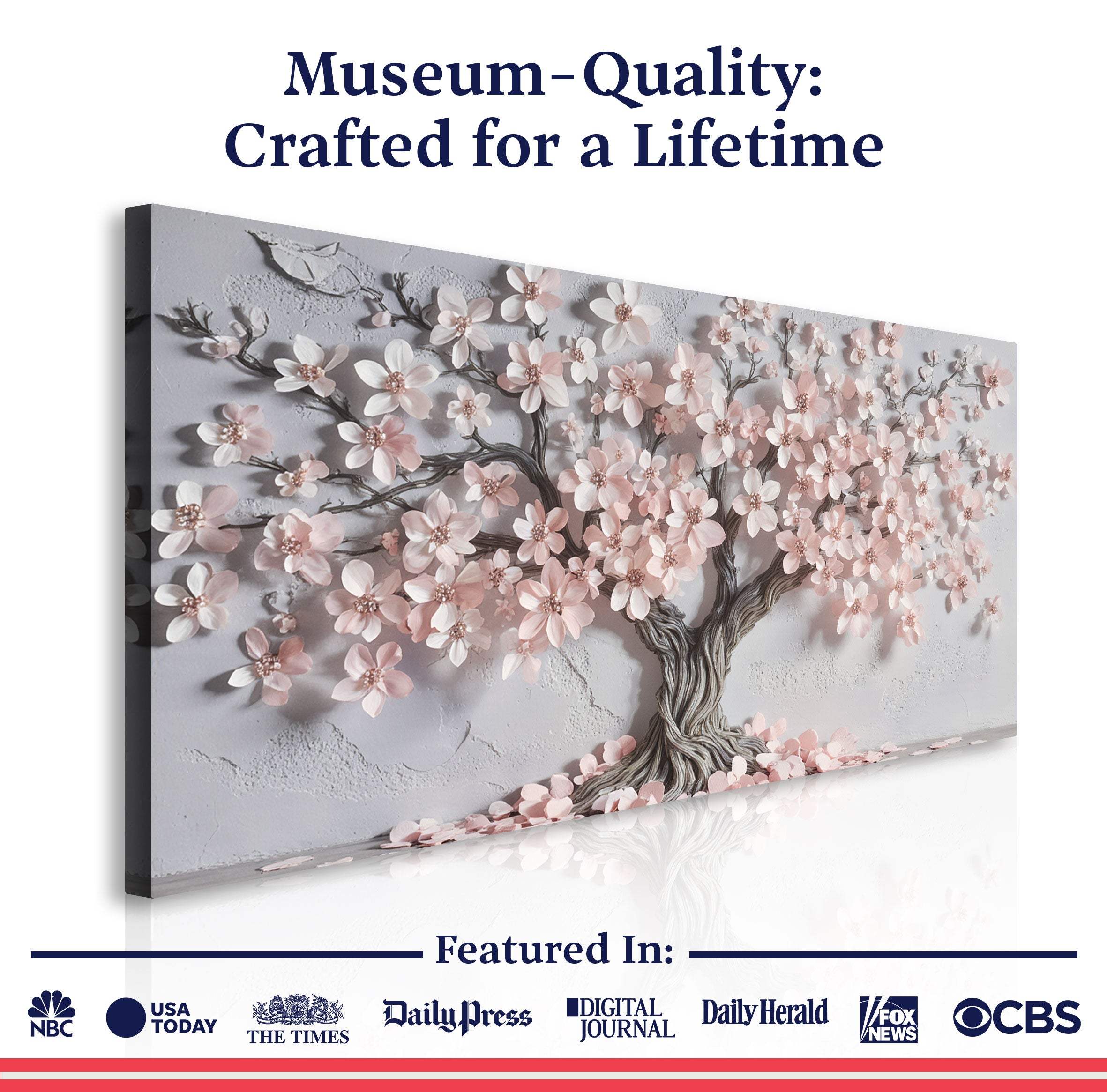 Pastel Blossom Awakening Wall Art - Image 6