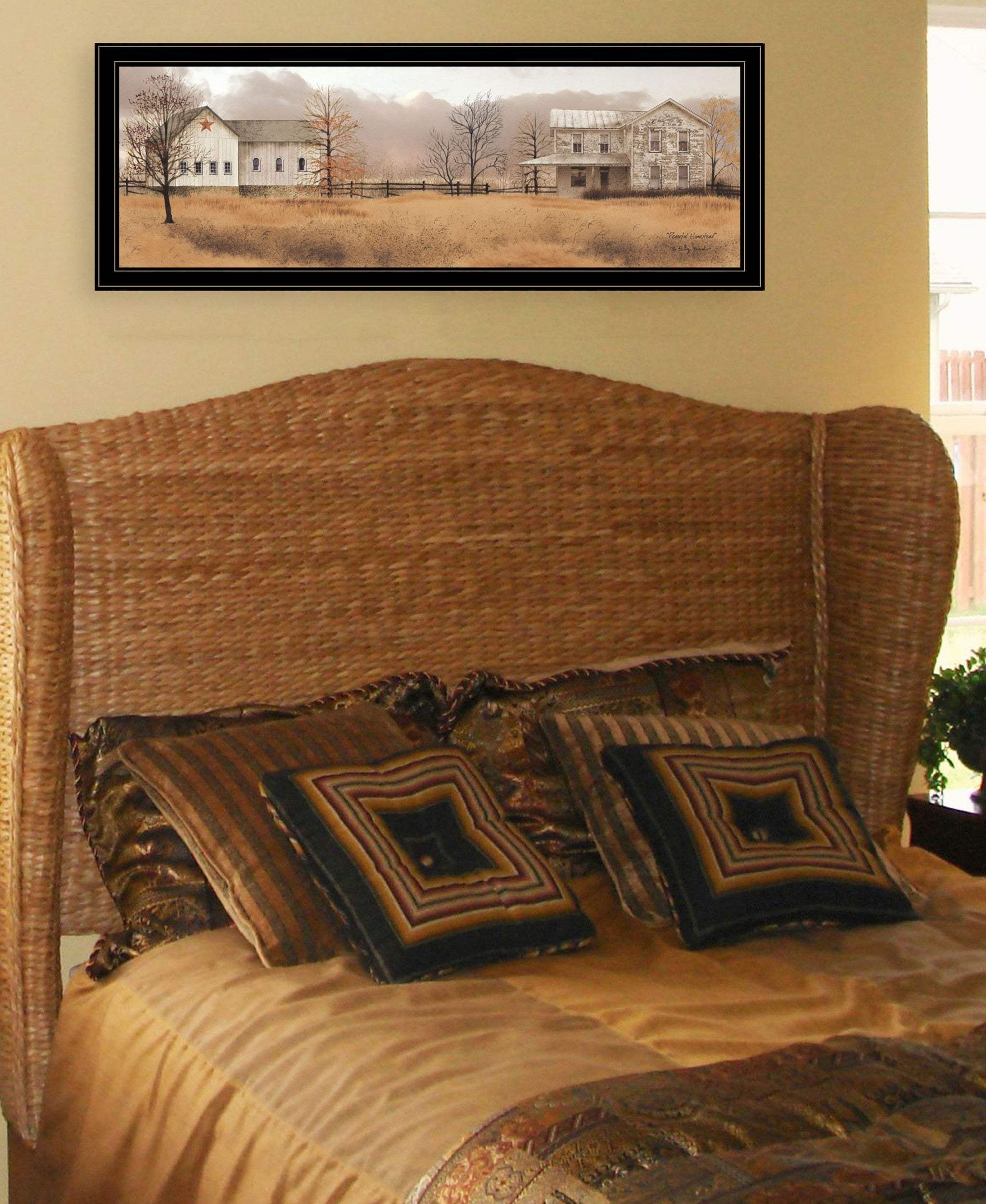 Peaceful Homestead 2 Black Framed Print Wall Art - Image 6