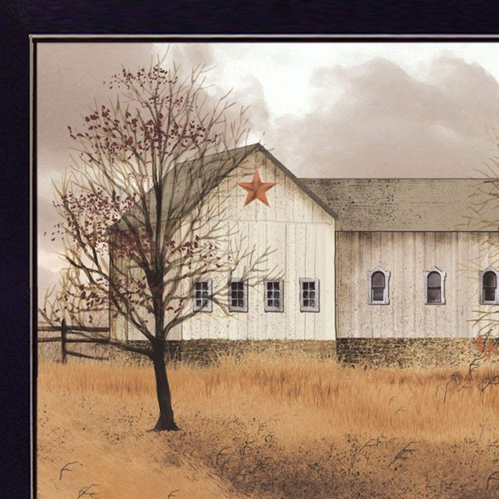 Peaceful Homestead 3 Black Framed Print Wall Art - Image 3