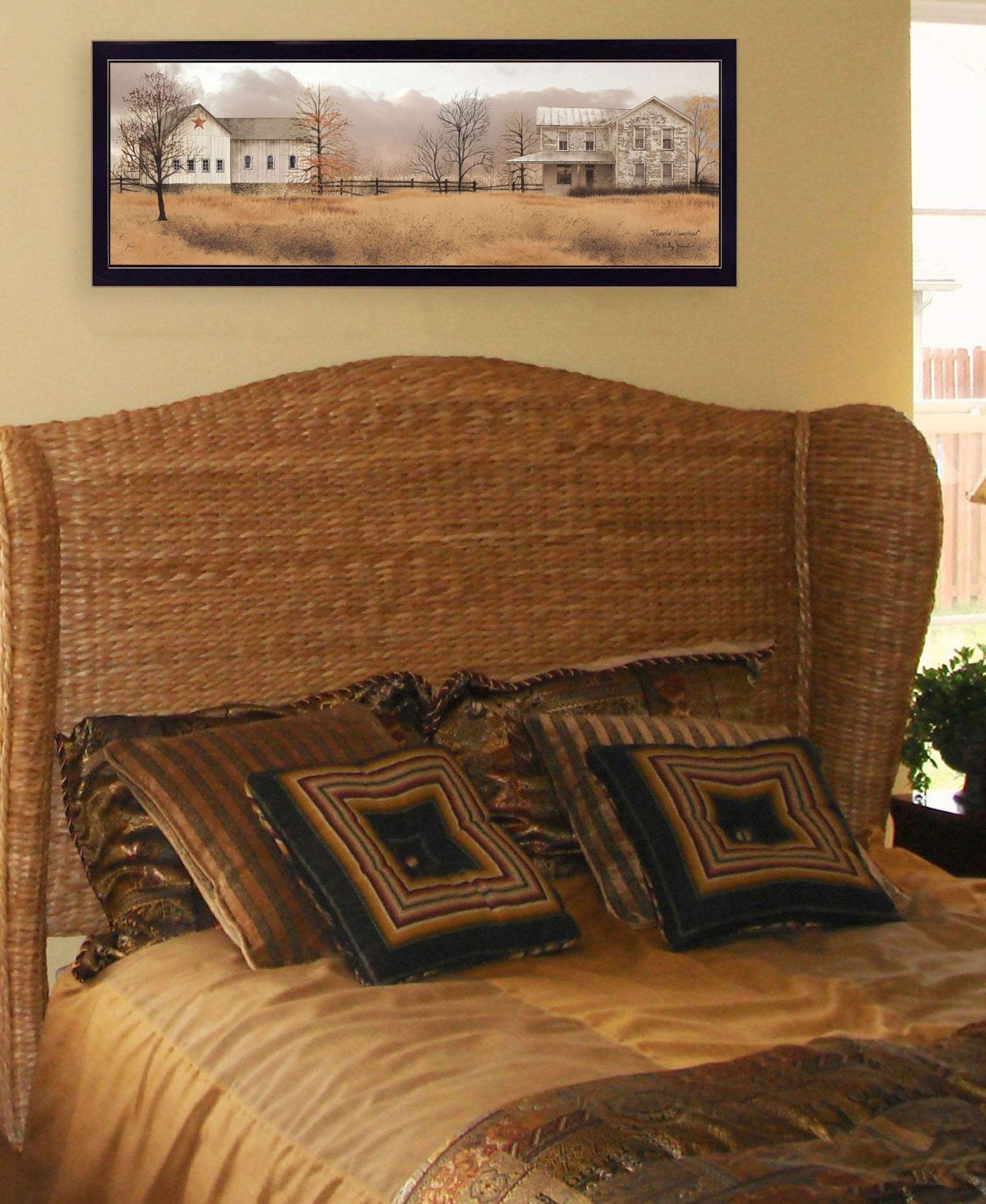 Peaceful Homestead 3 Black Framed Print Wall Art - Image 6