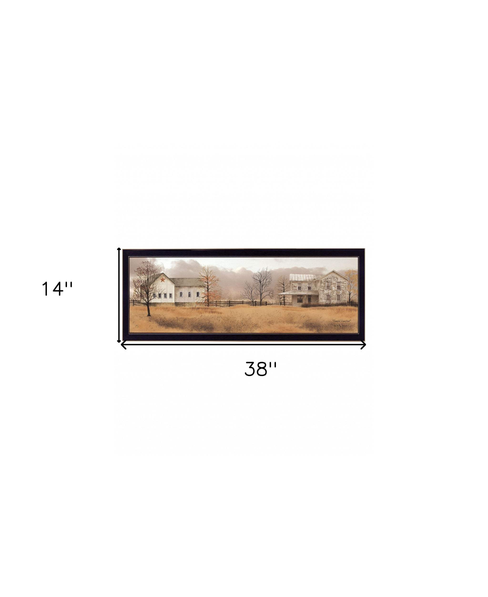 Peaceful Homestead 3 Black Framed Print Wall Art - Image 7