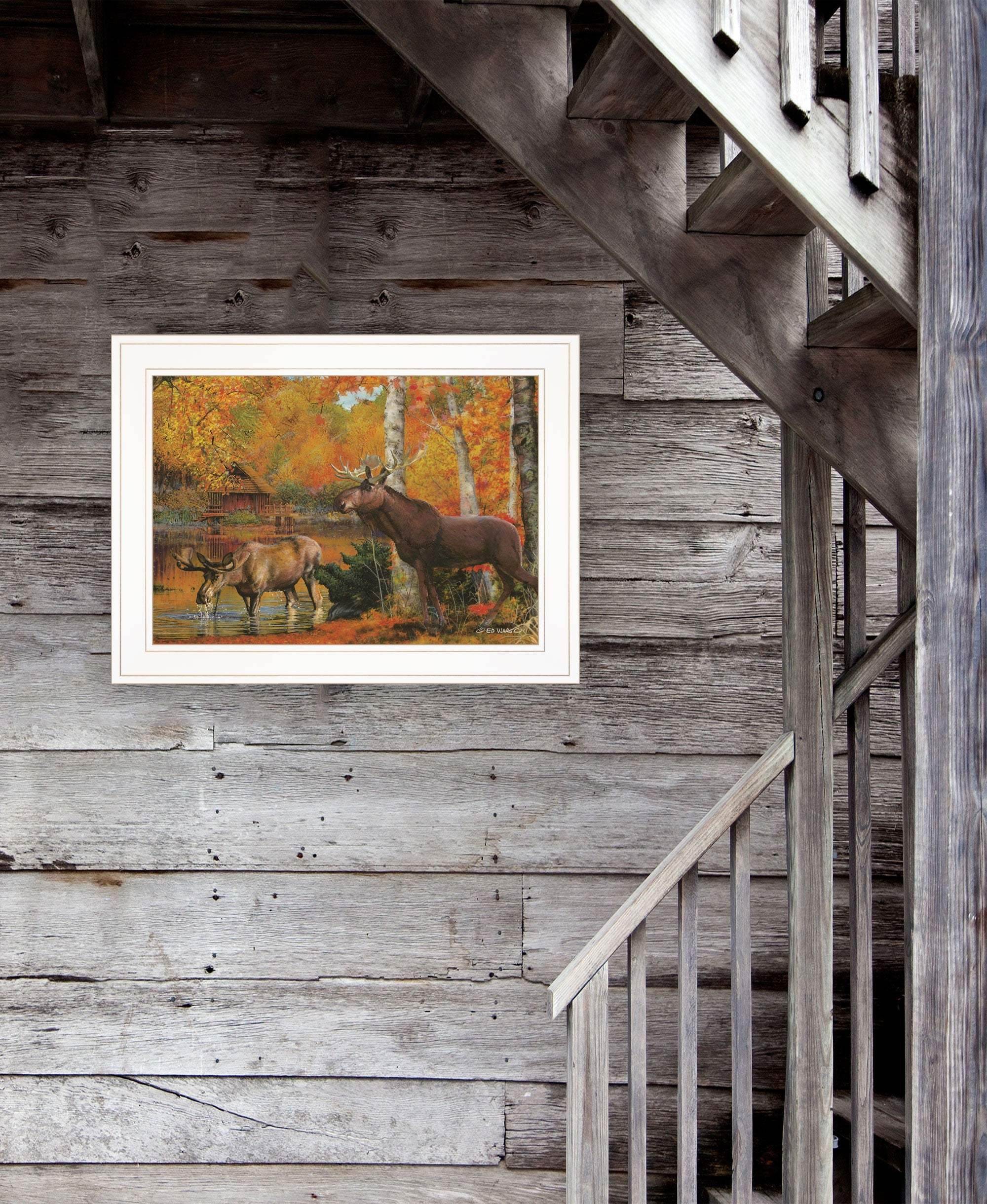 Peaceful Retreat 2 White Framed Print Wall Art - Image 5