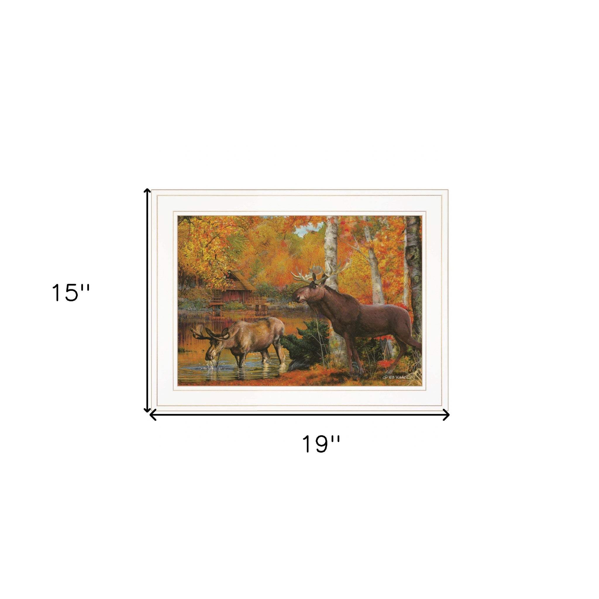 Peaceful Retreat 2 White Framed Print Wall Art - Image 6