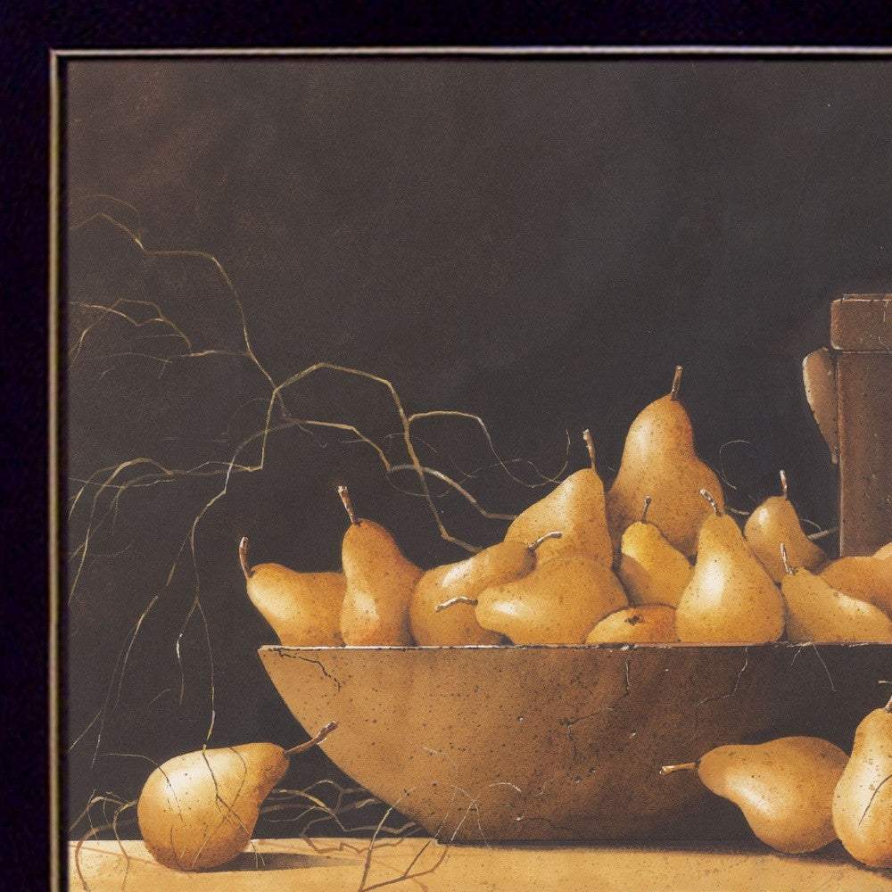 Pears and Crocks 2 Black Framed Print Wall Art - Image 4