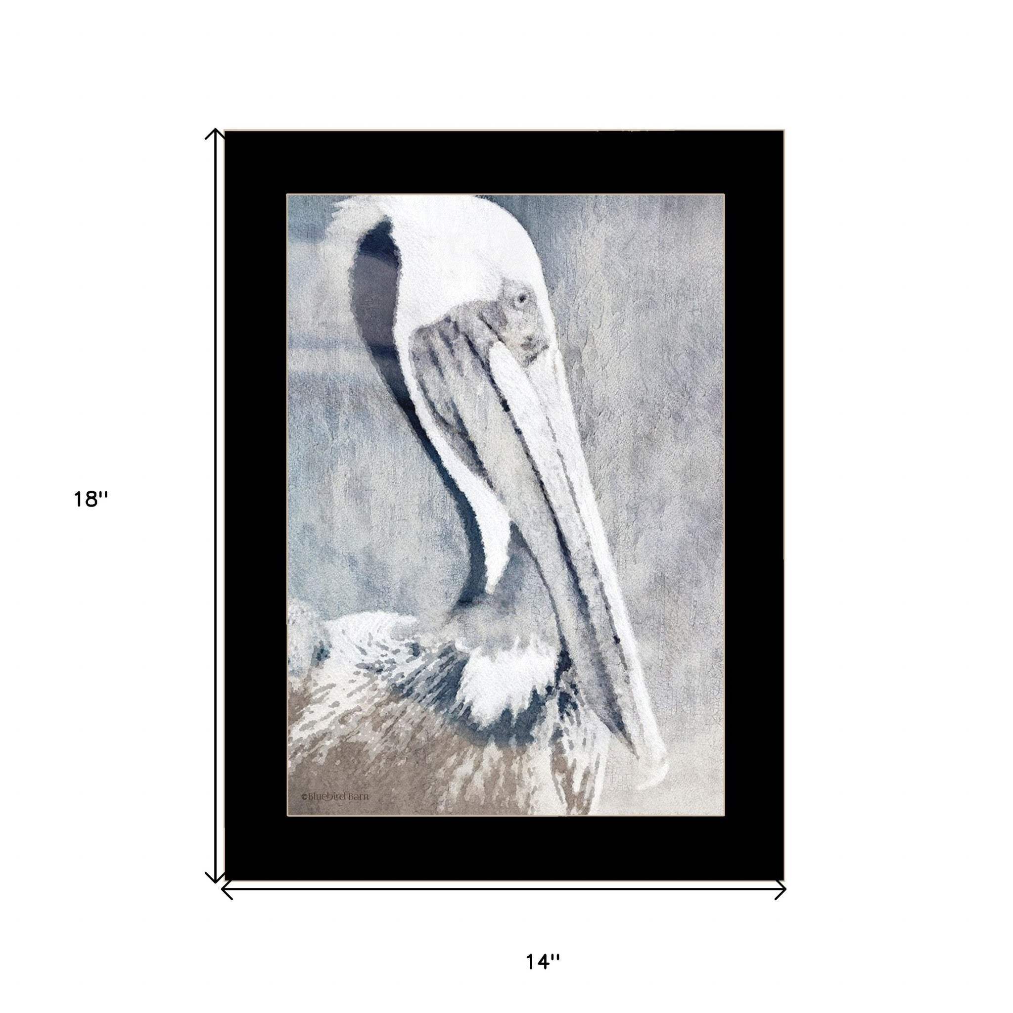Pelican 3 Black Framed Print Kitchen Wall Art - Image 5
