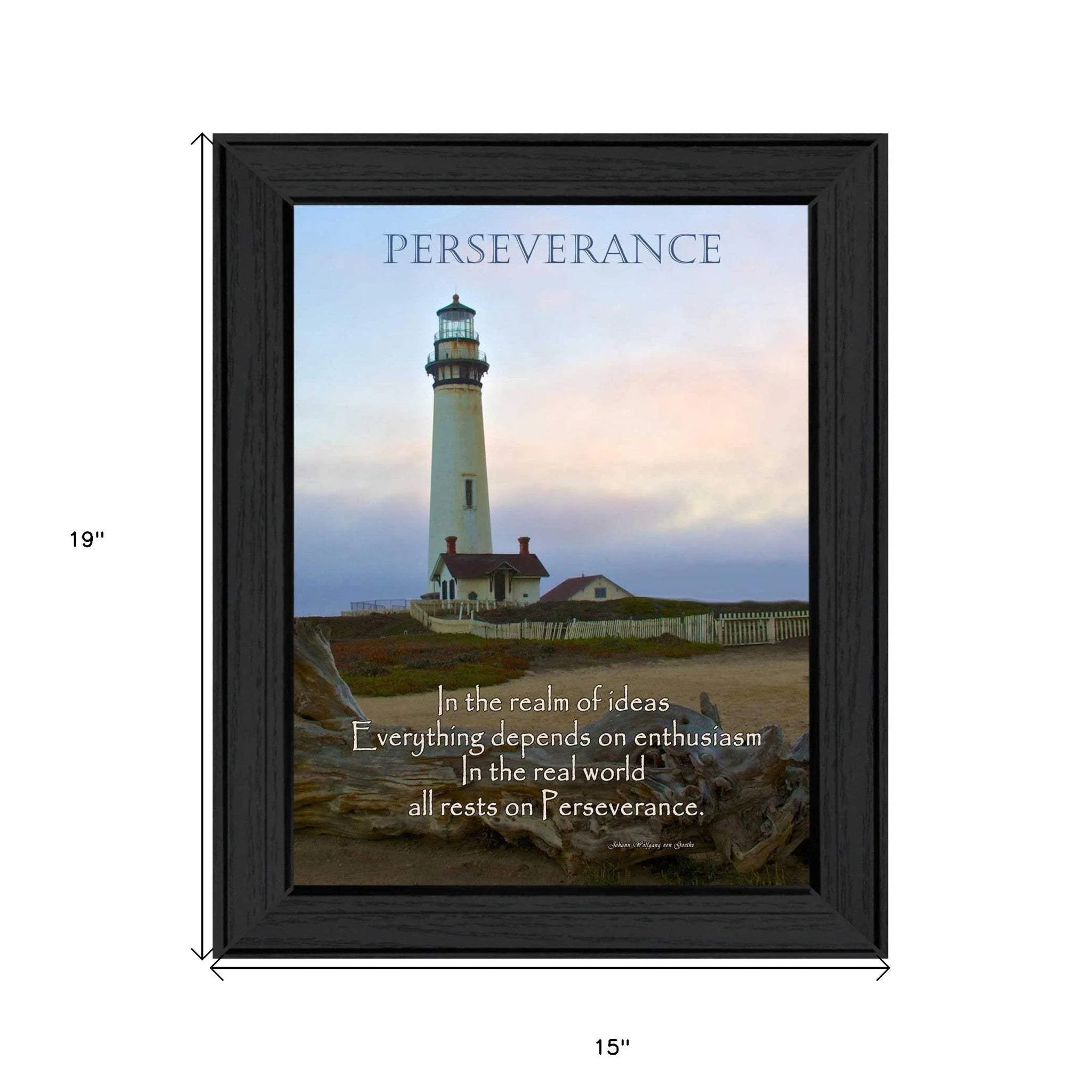 Perseverance 2 Black Framed Print Wall Art - Image 5