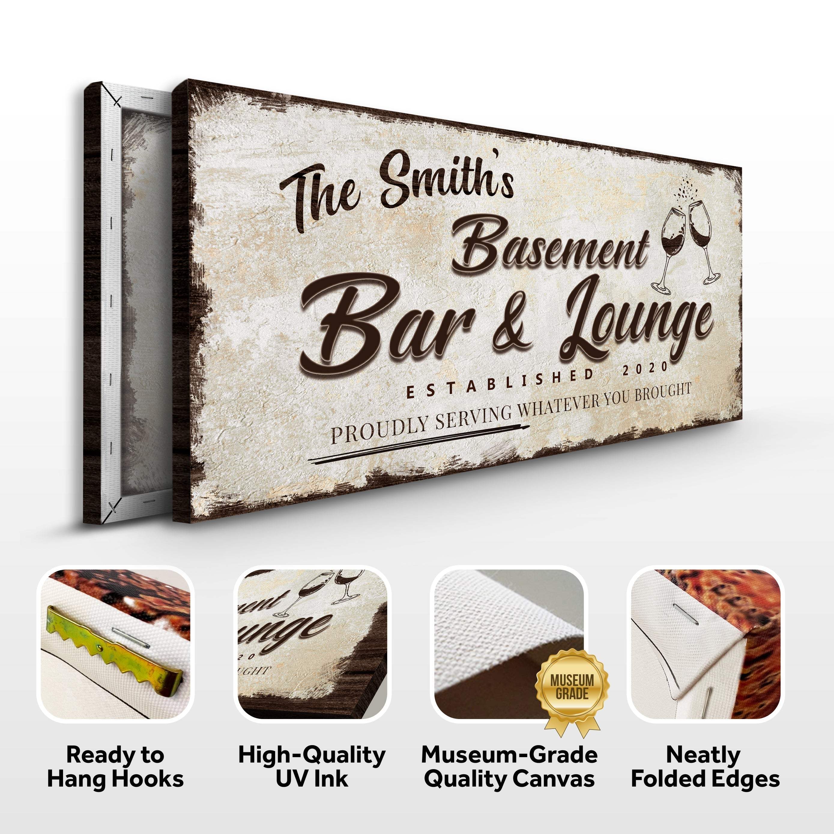 Personalized Basement Bar Sign: Custom Bar Signs for Home Bar – Perfect Man Cave Wall Decor - Image 4