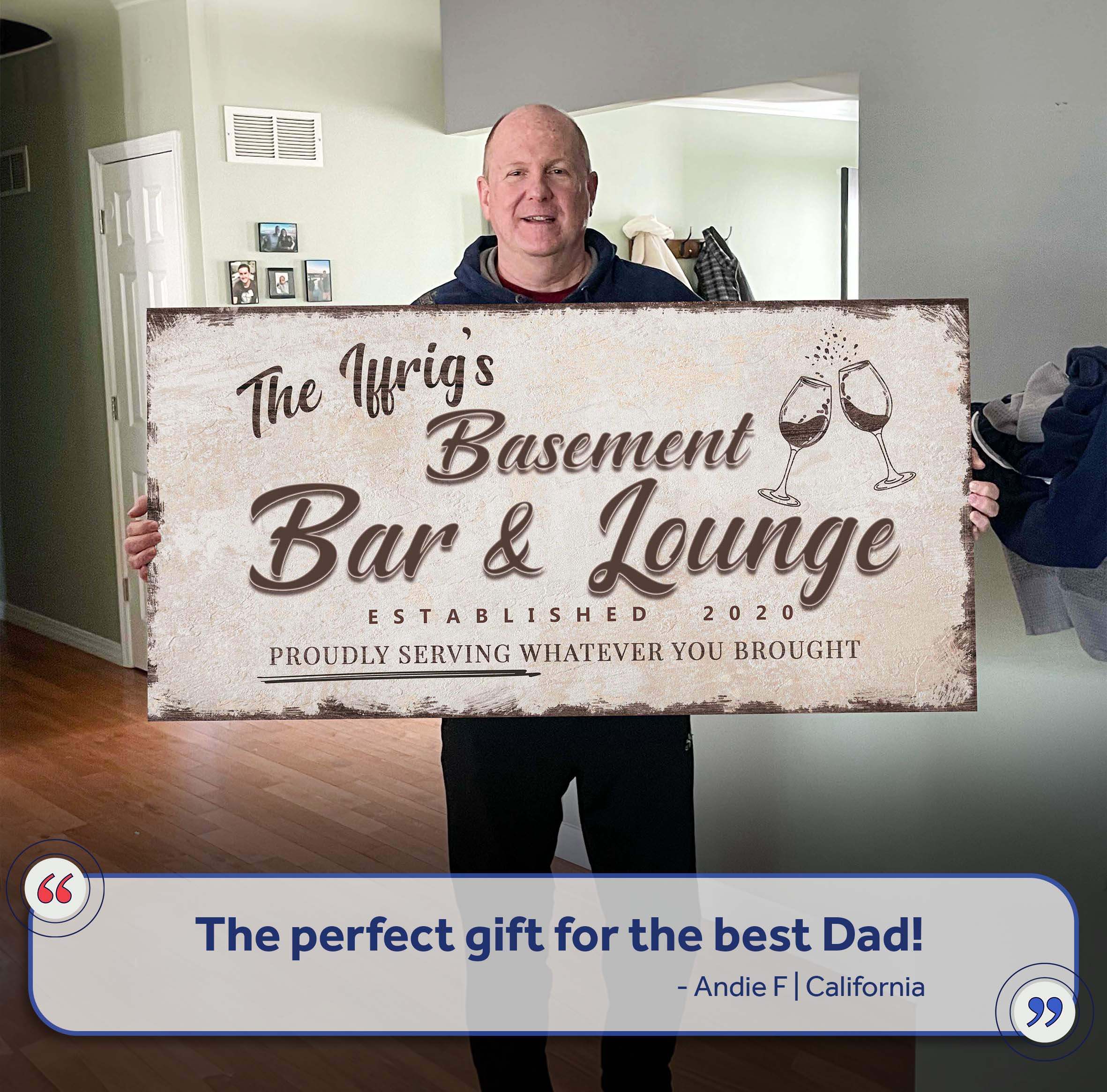 Personalized Basement Bar Sign: Custom Bar Signs for Home Bar – Perfect Man Cave Wall Decor - Image 7