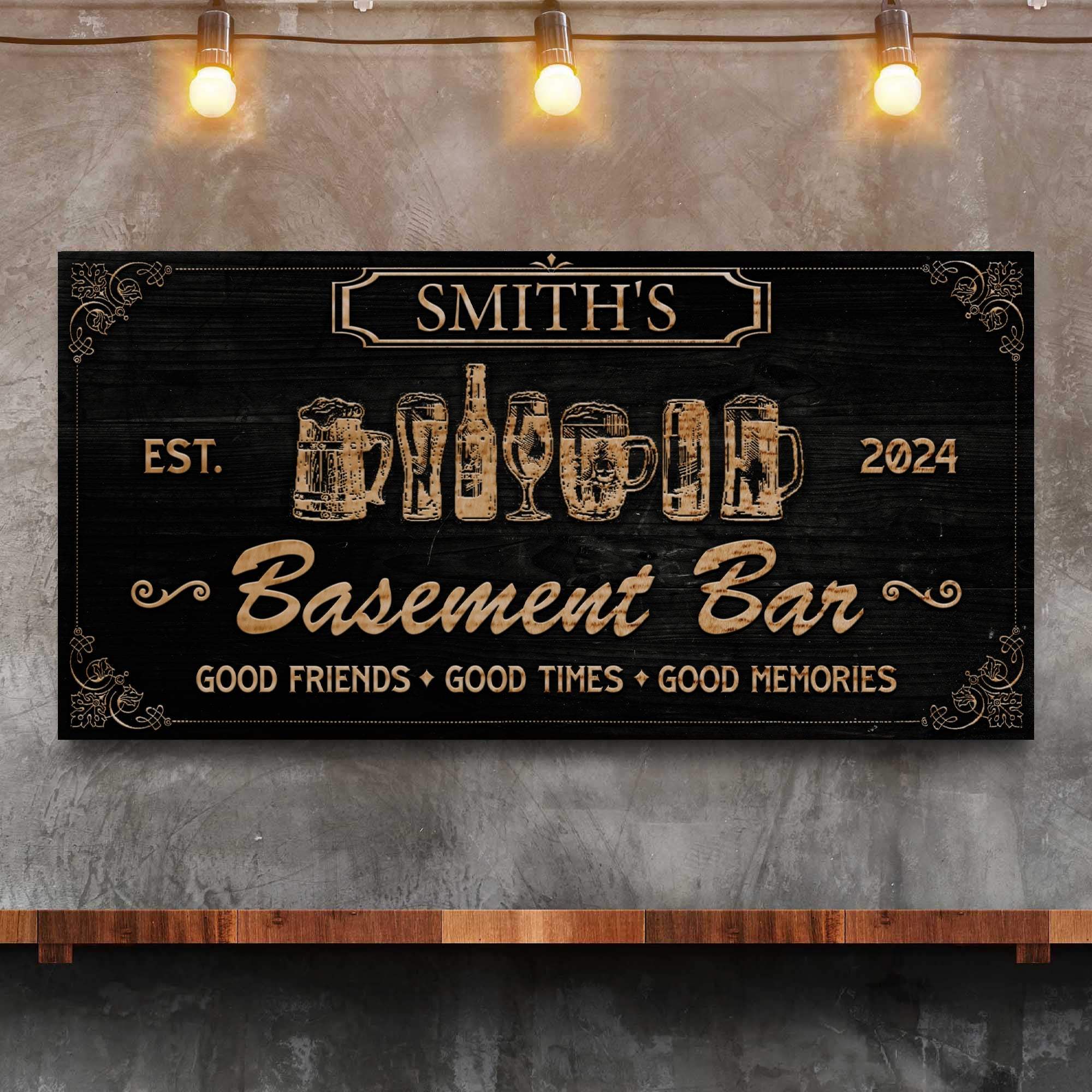 Personalized Basement Bar Sign II - Image 2