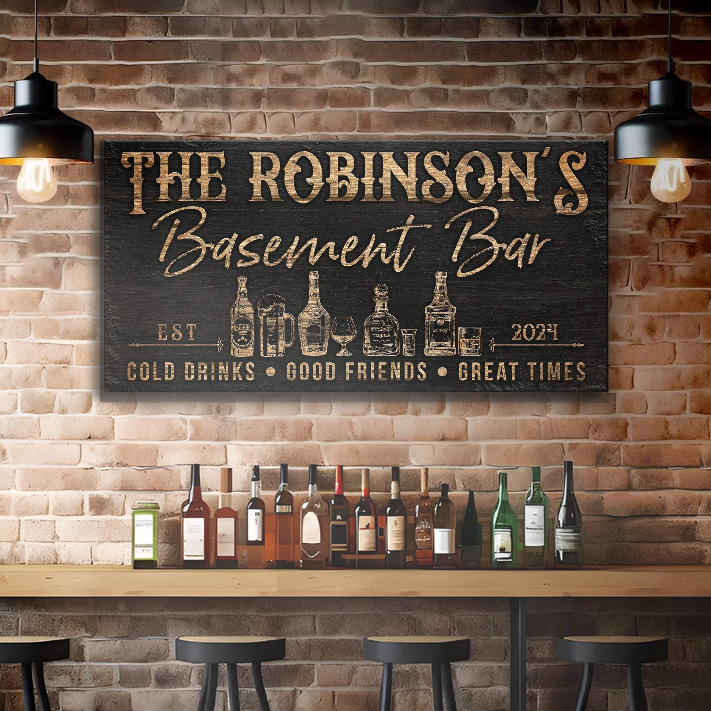 Personalized Basement Bar Sign III - Image 2