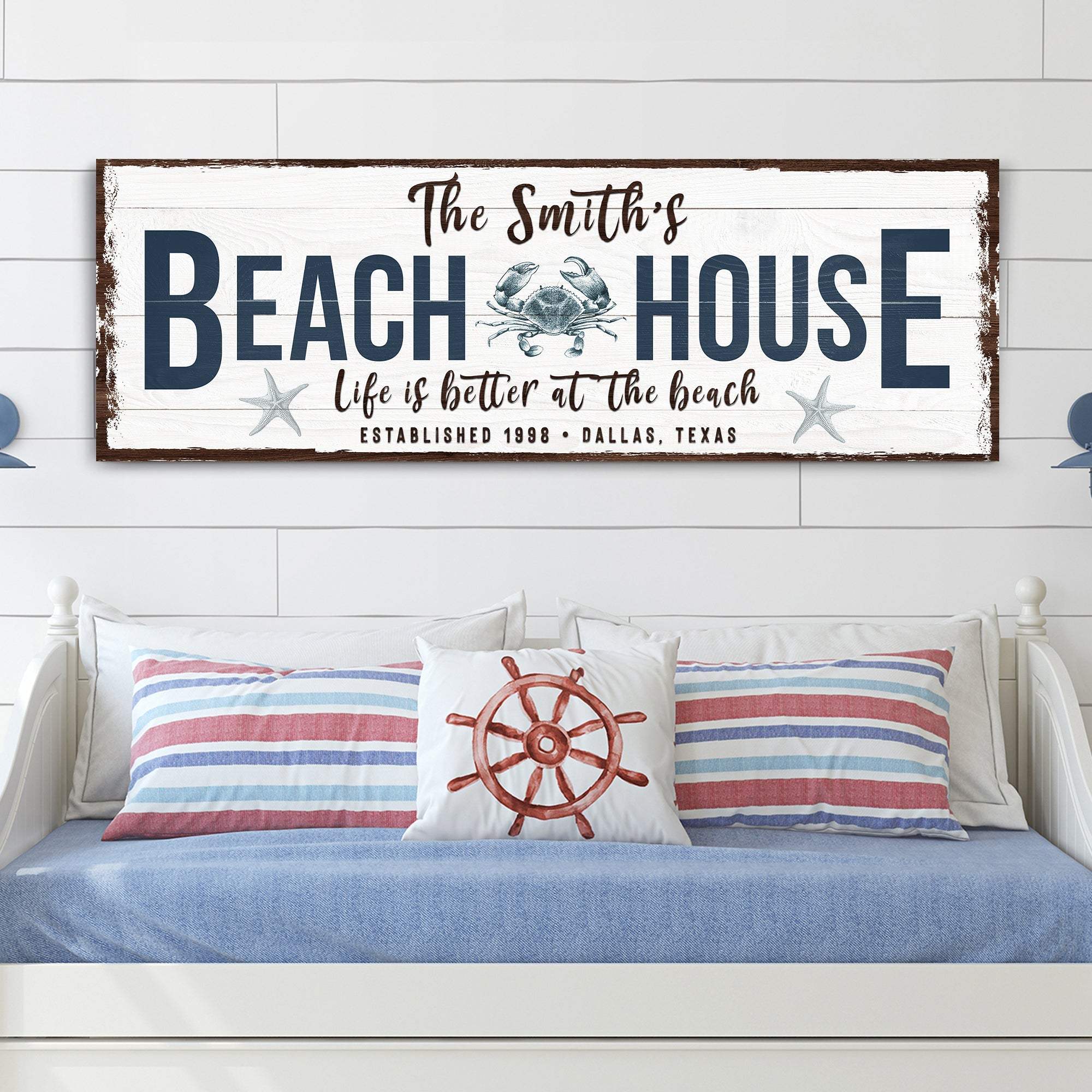 Personalized Beach House Sign - Image 2