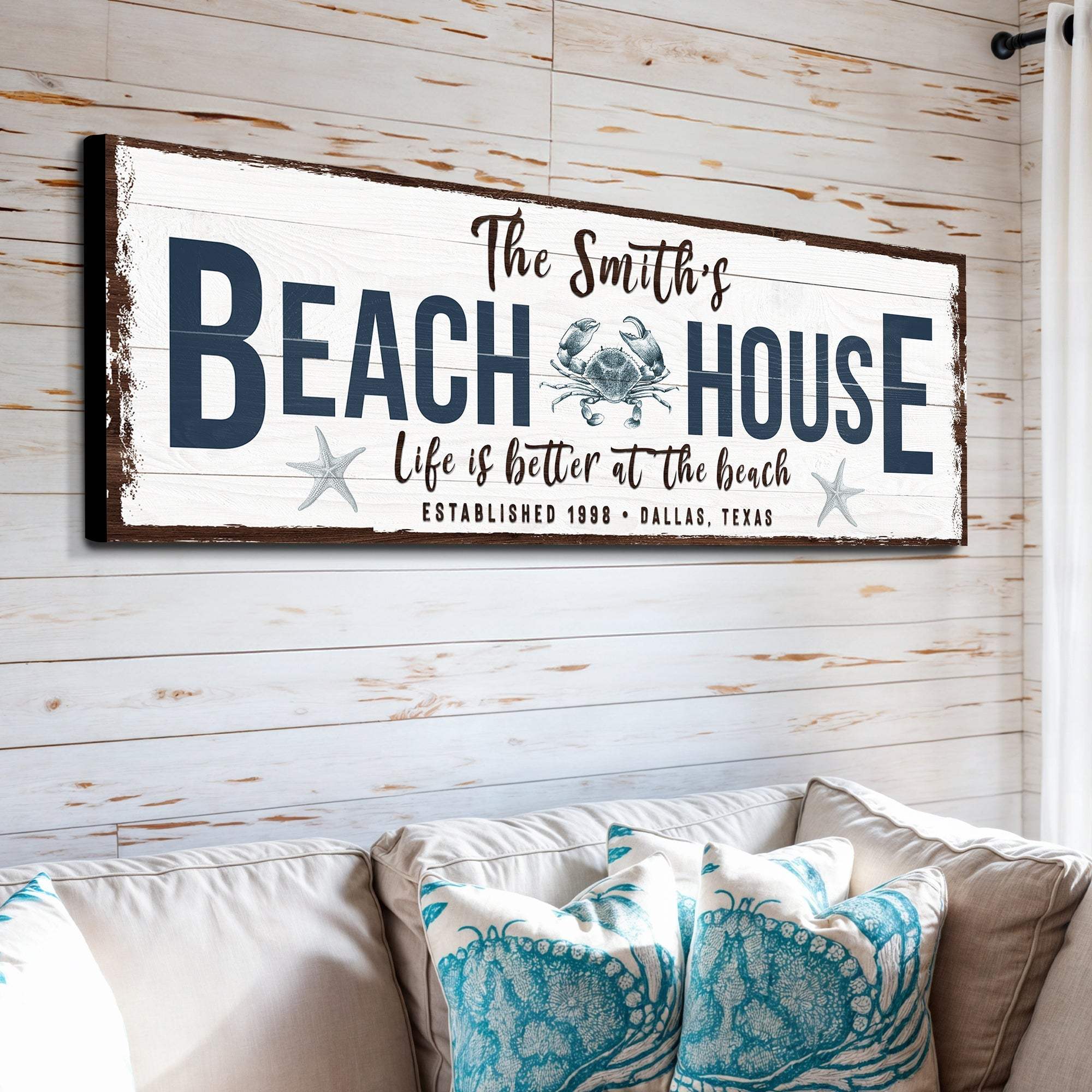 Personalized Beach House Sign - Image 3